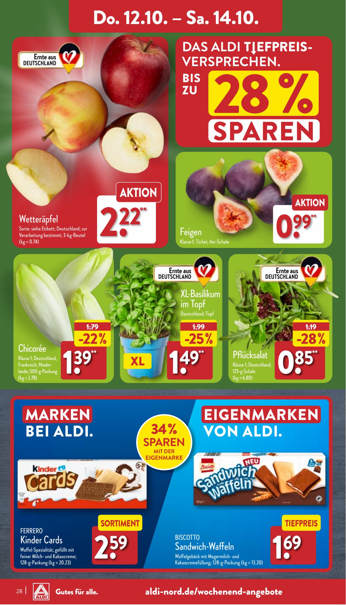 ALDI Nord Prospekt 2 – 5 October 2023 Seite 28