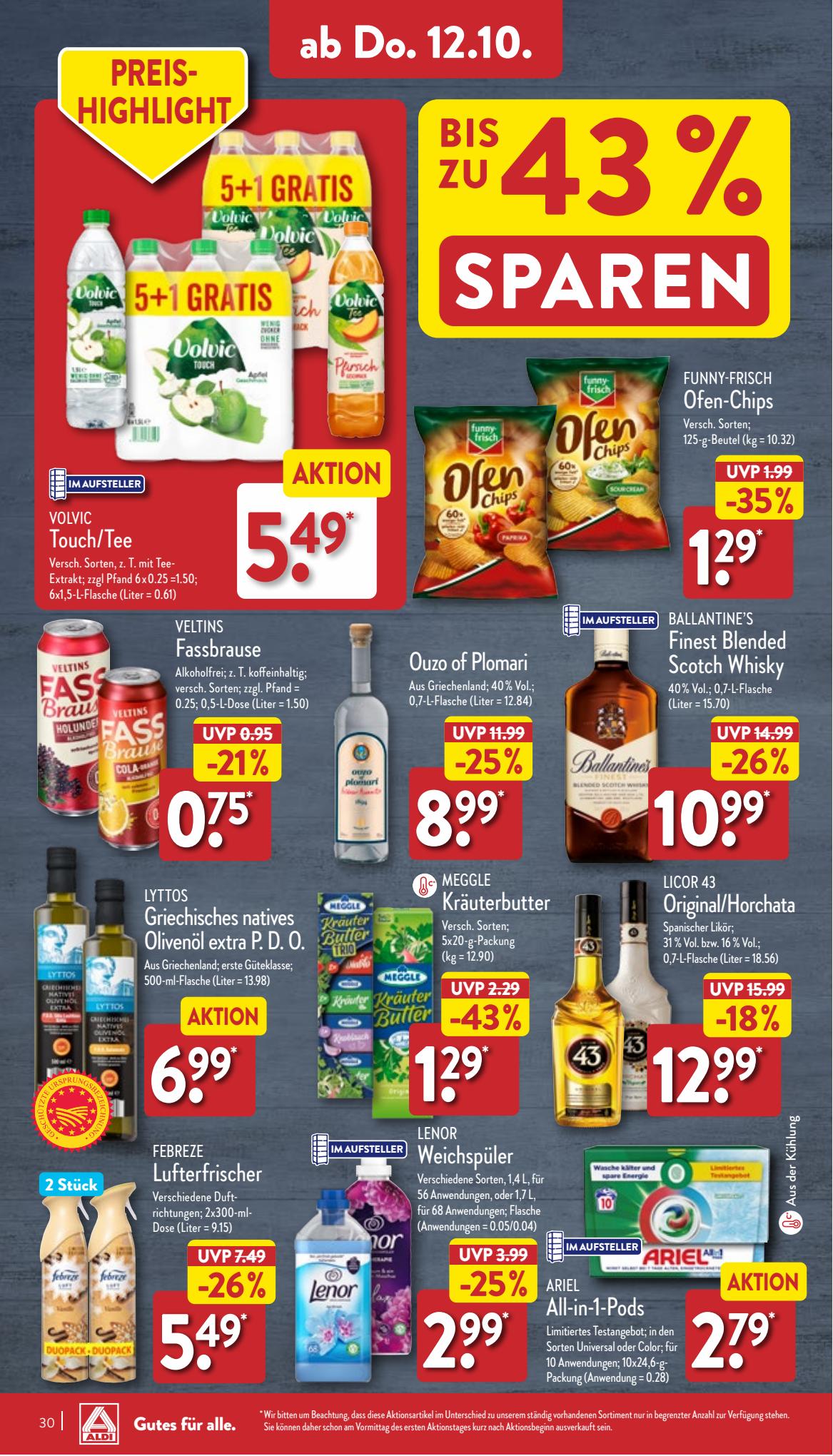 ALDI Nord Prospekt 2 – 5 October 2023 Seite 30