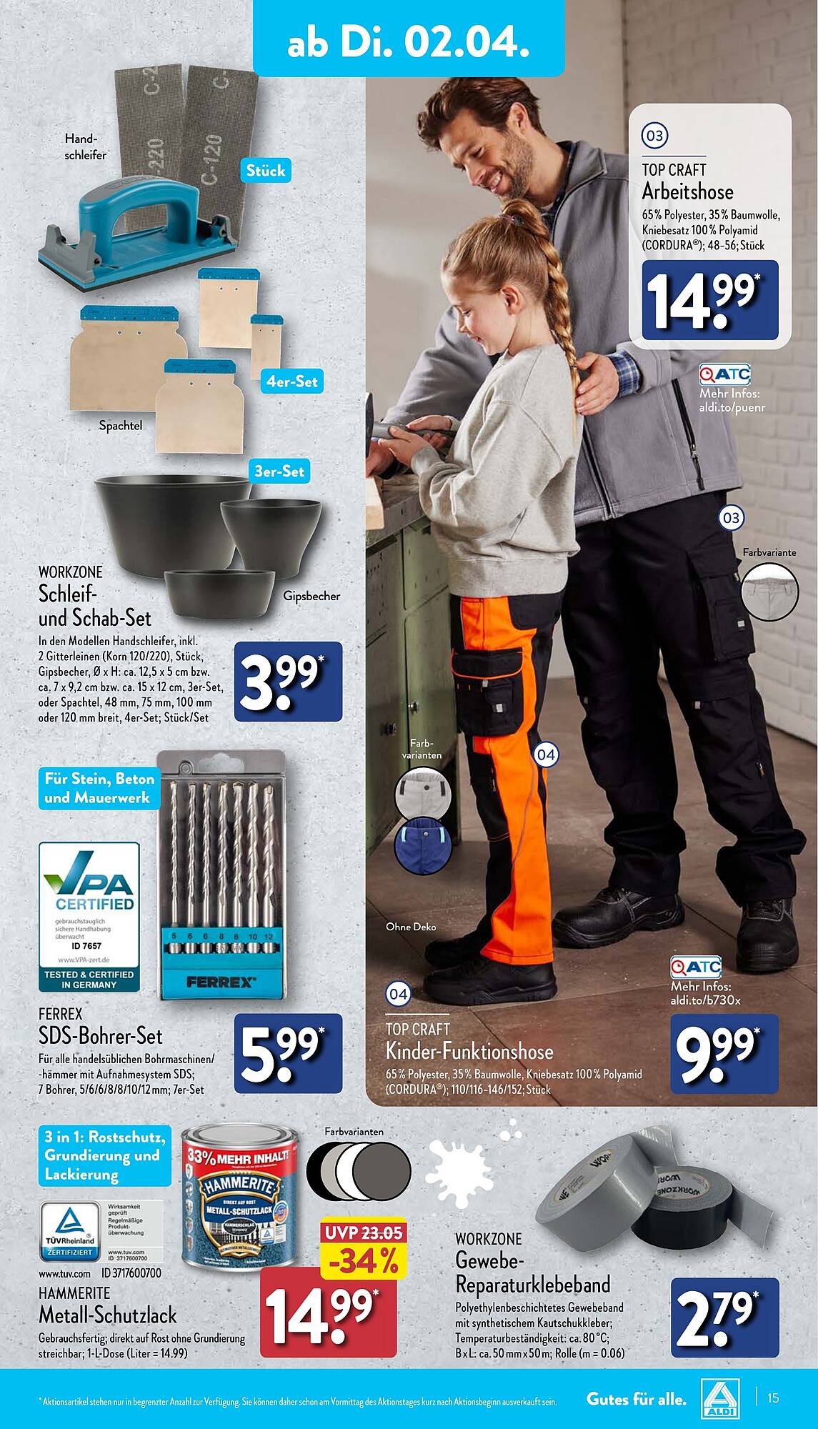 ALDI Nord Prospekt 2 – 6 April 2024 Seite 15