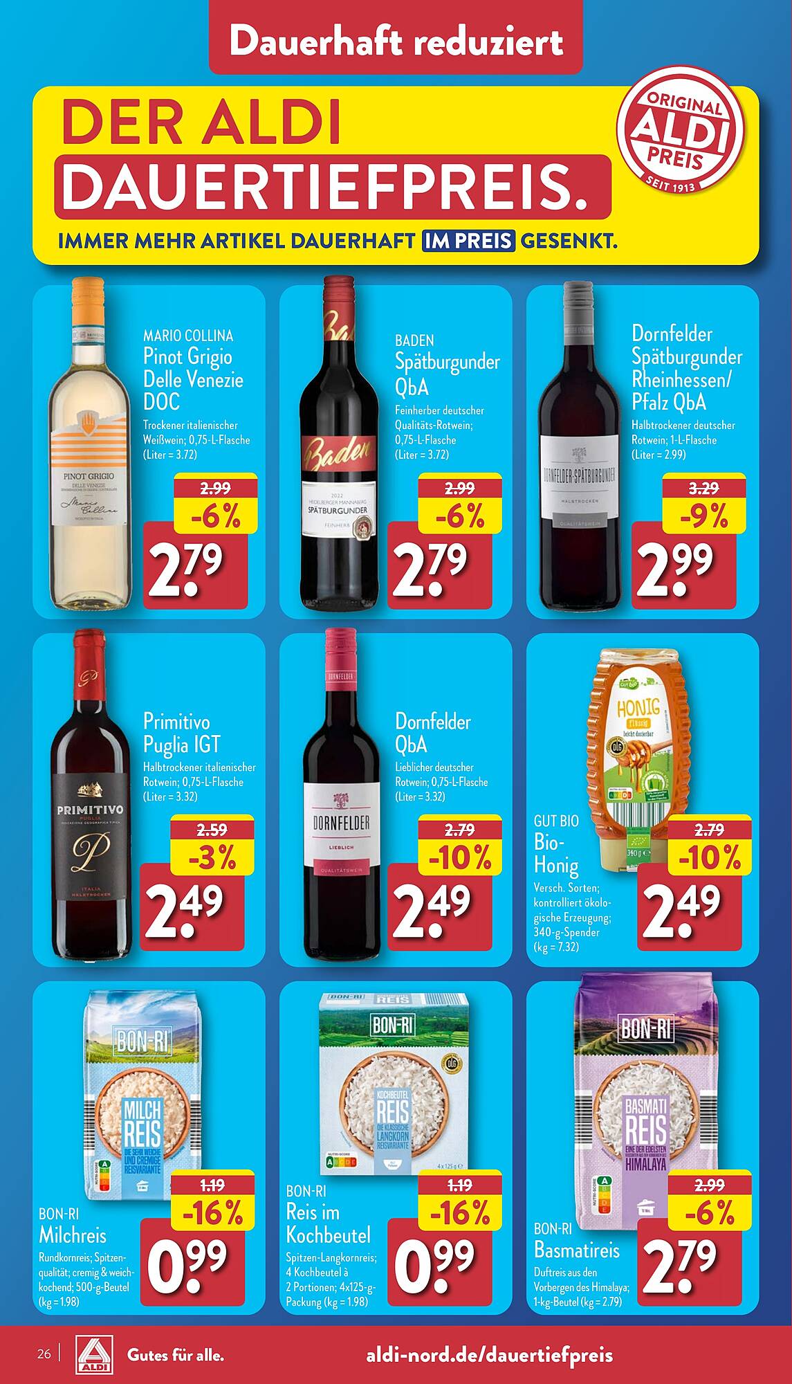 ALDI Nord Prospekt 2 – 6 April 2024 Seite 26