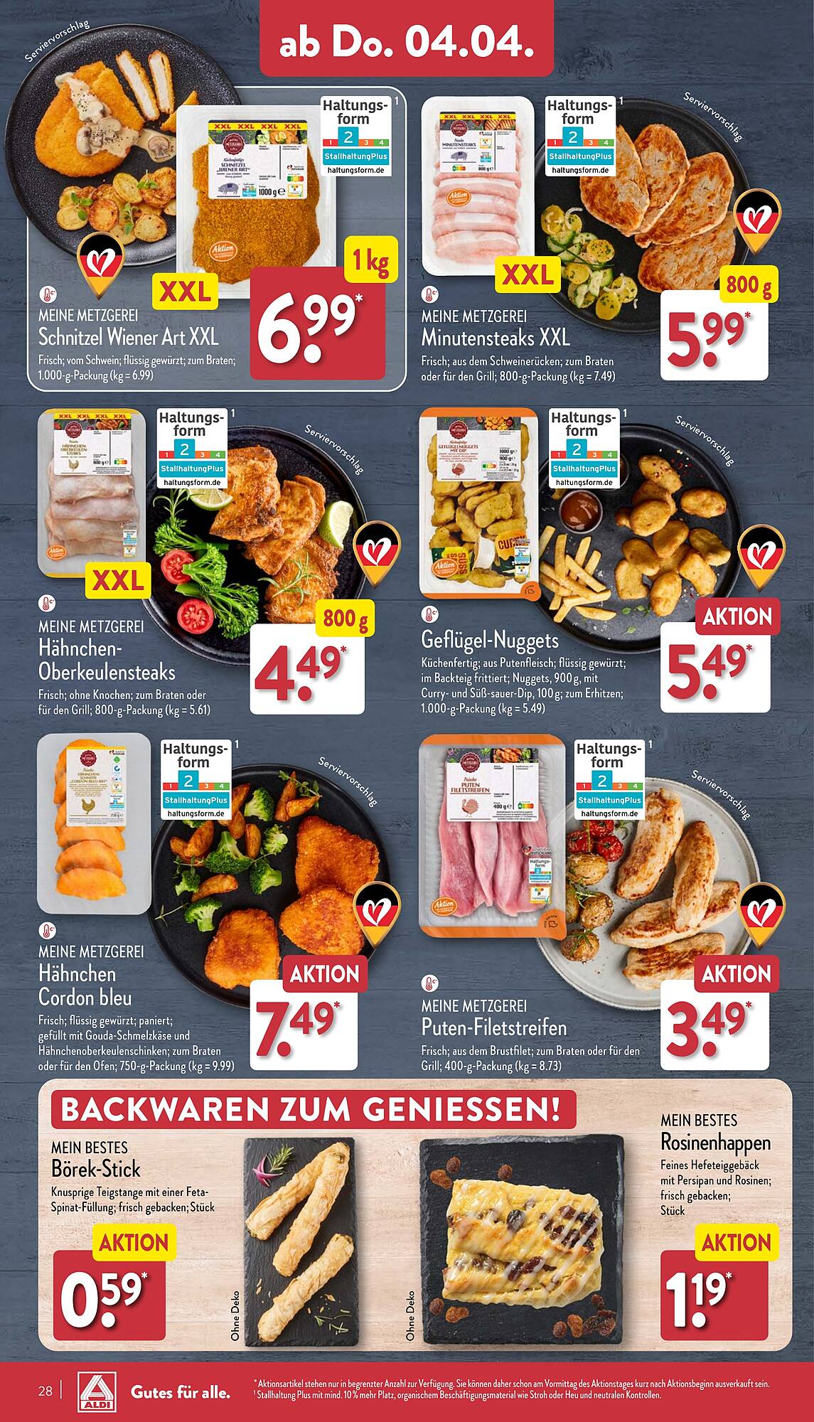 ALDI Nord Prospekt 2 – 6 April 2024 Seite 28