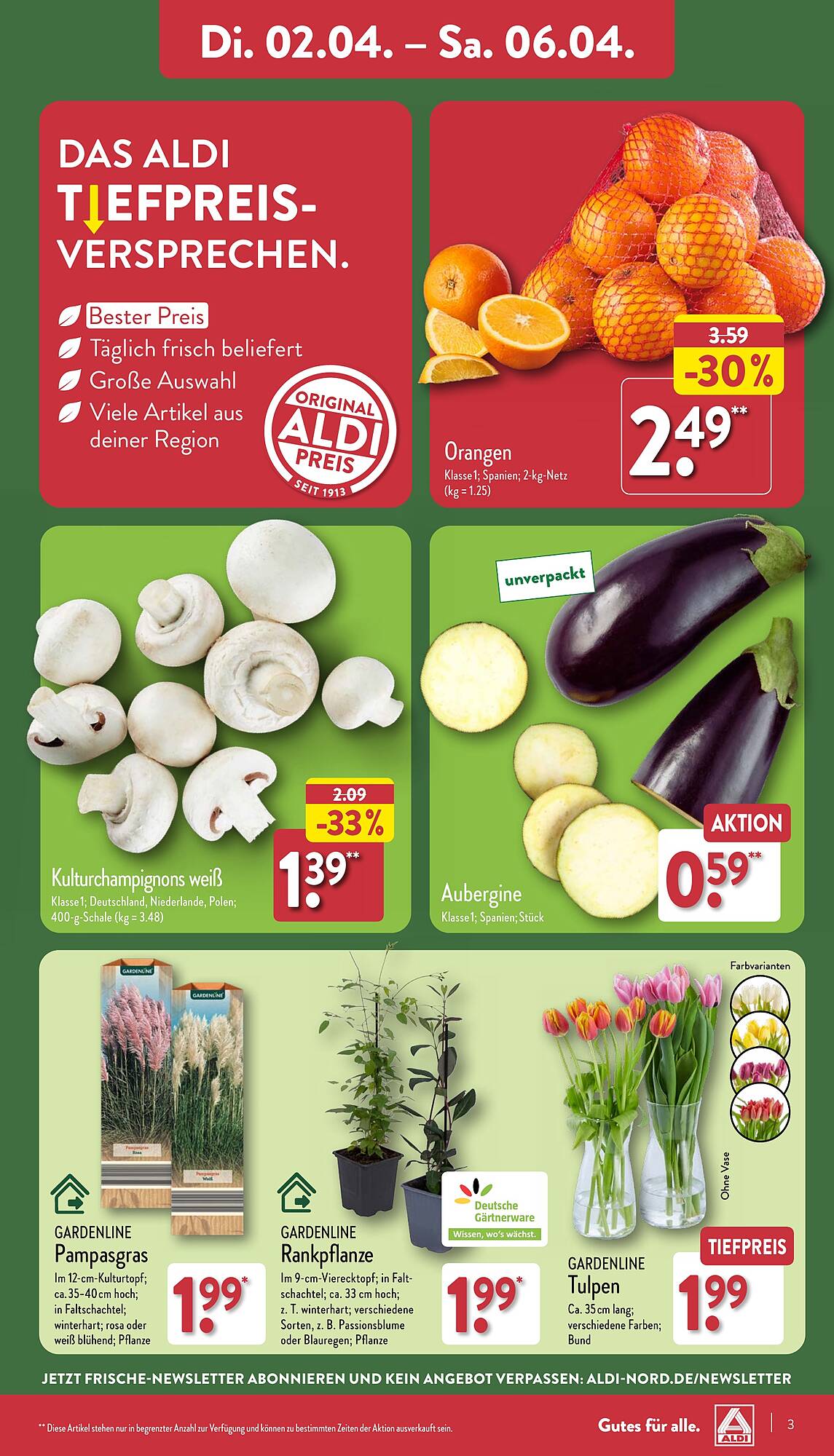 ALDI Nord Prospekt 2 – 6 April 2024 Seite 3