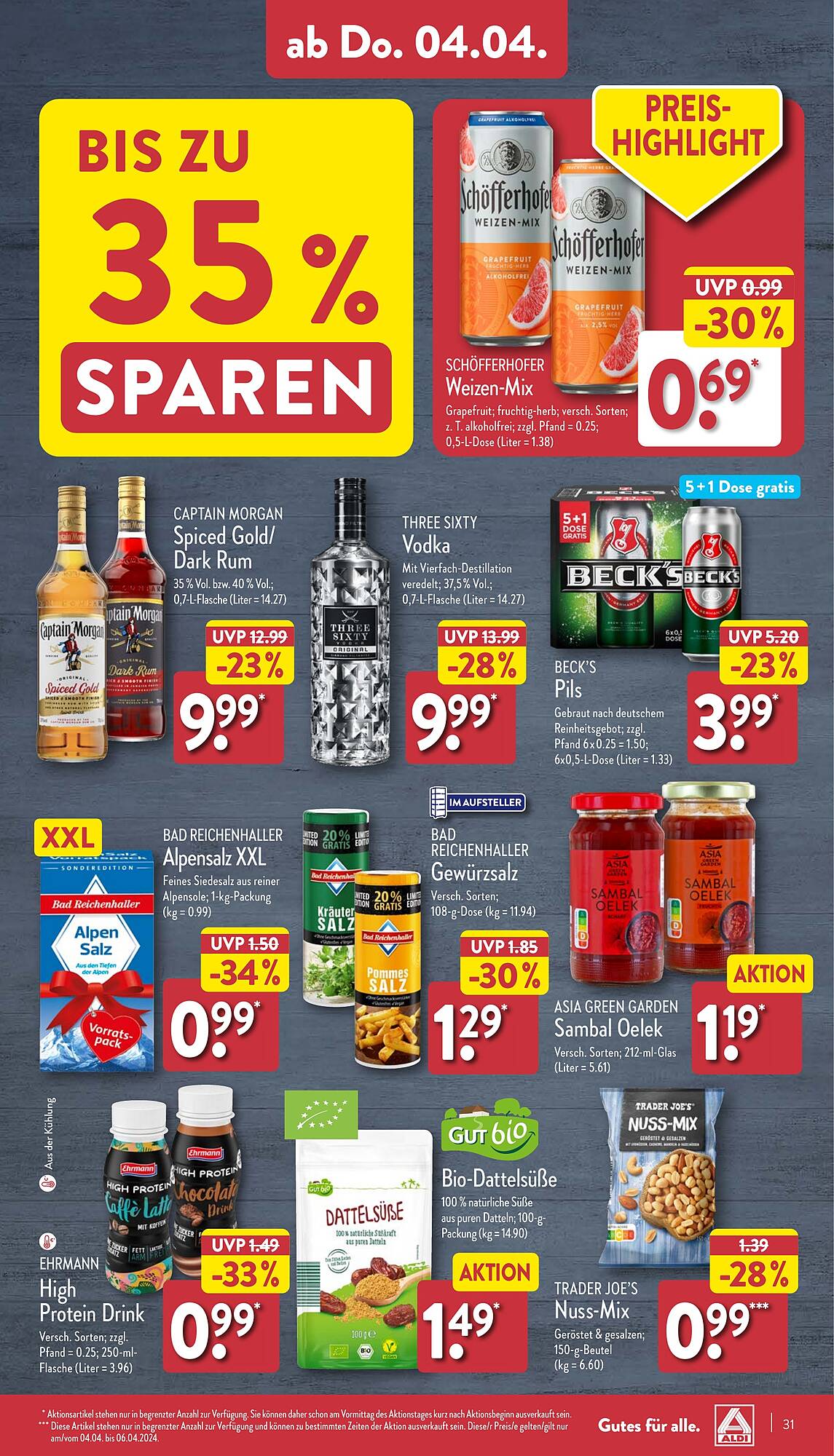 ALDI Nord Prospekt 2 – 6 April 2024 Seite 31