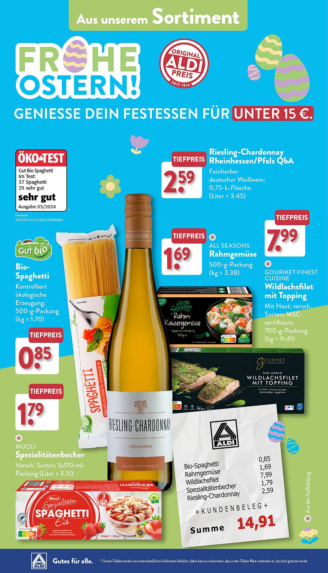 ALDI Nord Prospekt 2 – 6 April 2024 Seite 38
