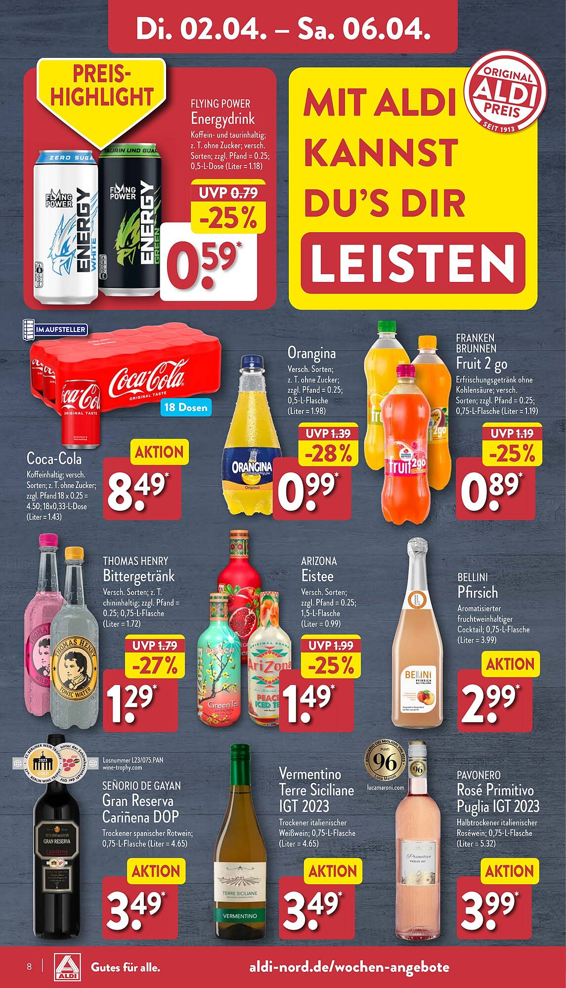 ALDI Nord Prospekt 2 – 6 April 2024 Seite 8