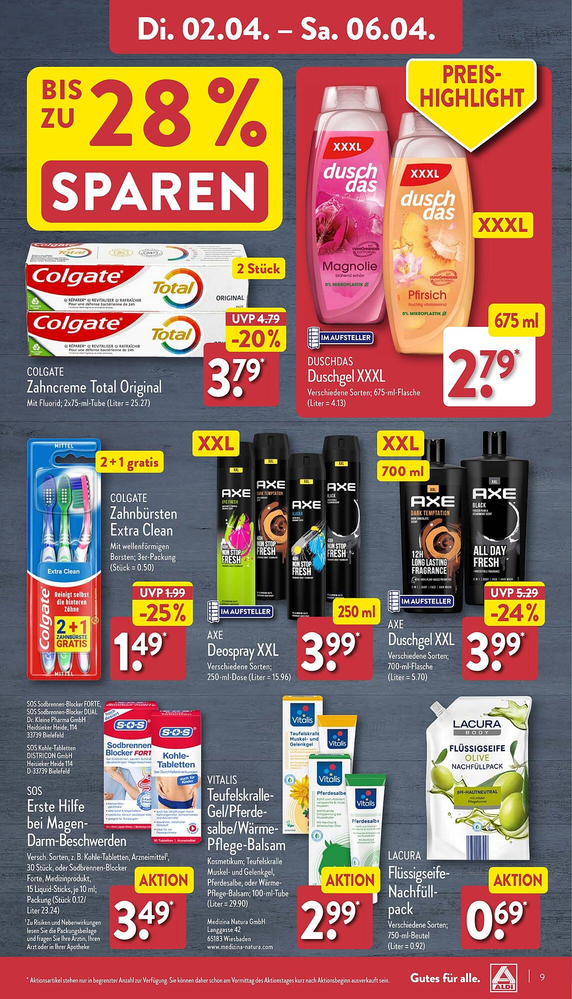 ALDI Nord Prospekt 2 – 6 April 2024 Seite 9