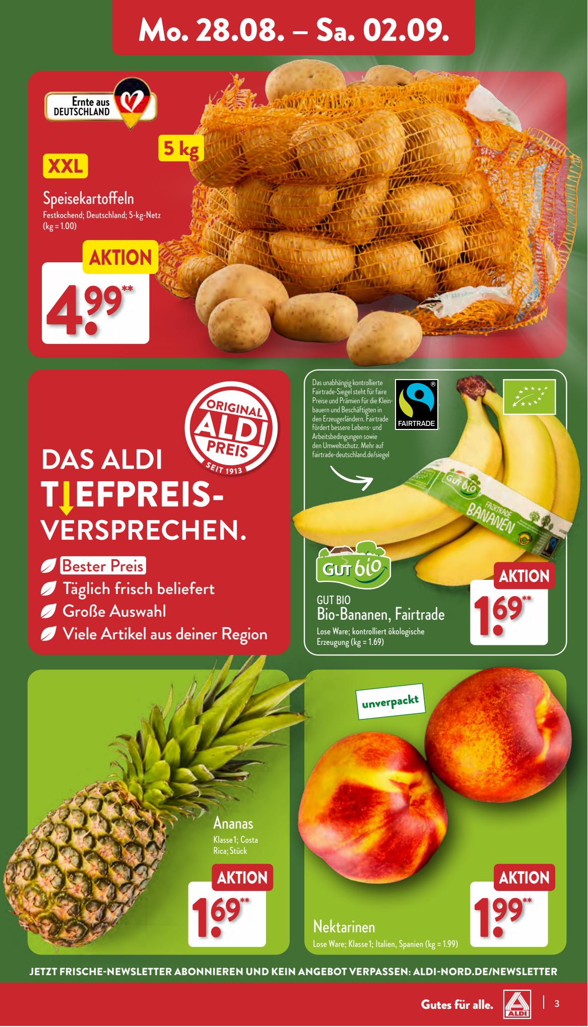 ALDI Nord Prospekt 21 – 24 August 2023 Seite 3