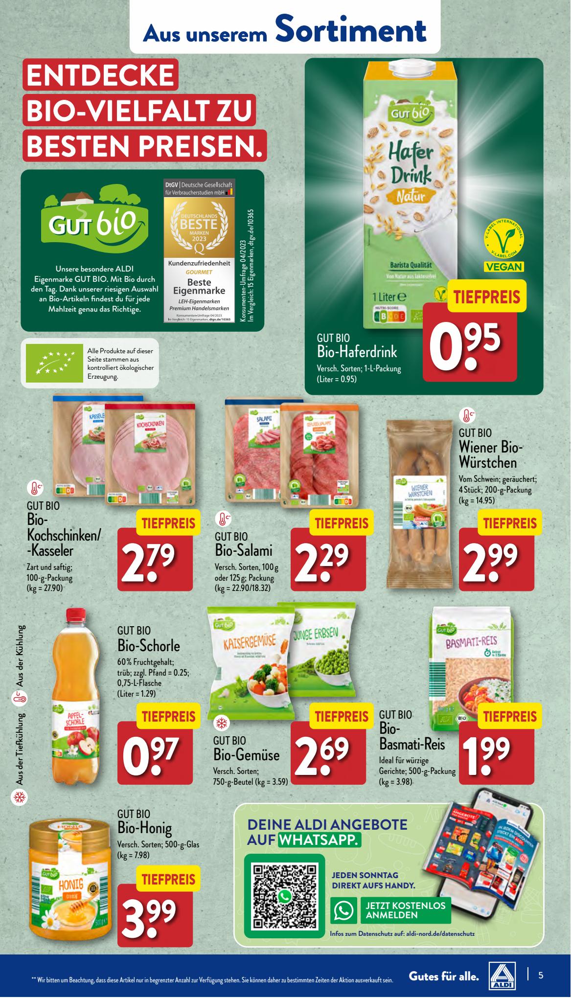 ALDI Nord Prospekt 21 – 24 August 2023 Seite 5