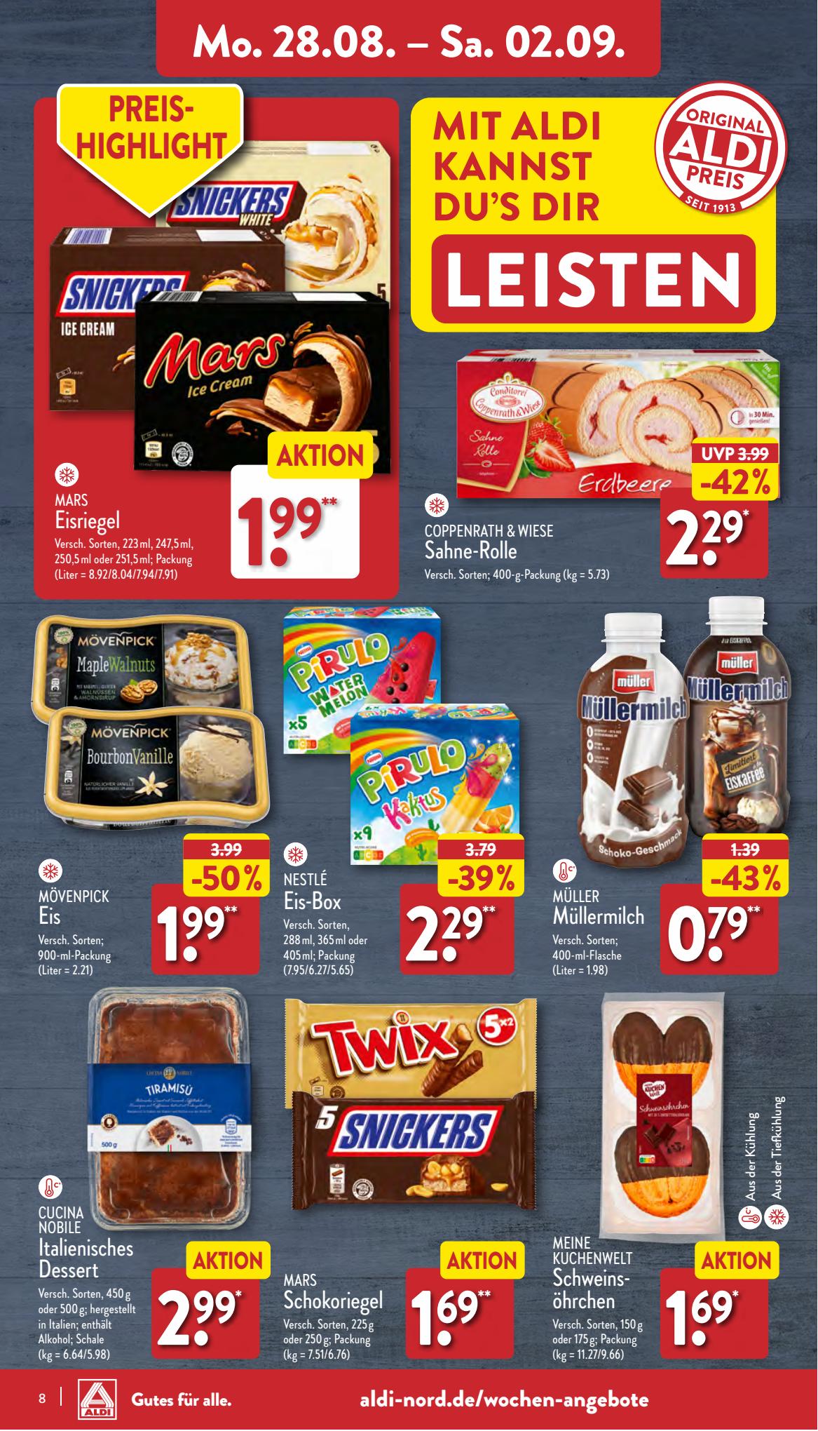 ALDI Nord Prospekt 21 – 24 August 2023 Seite 8