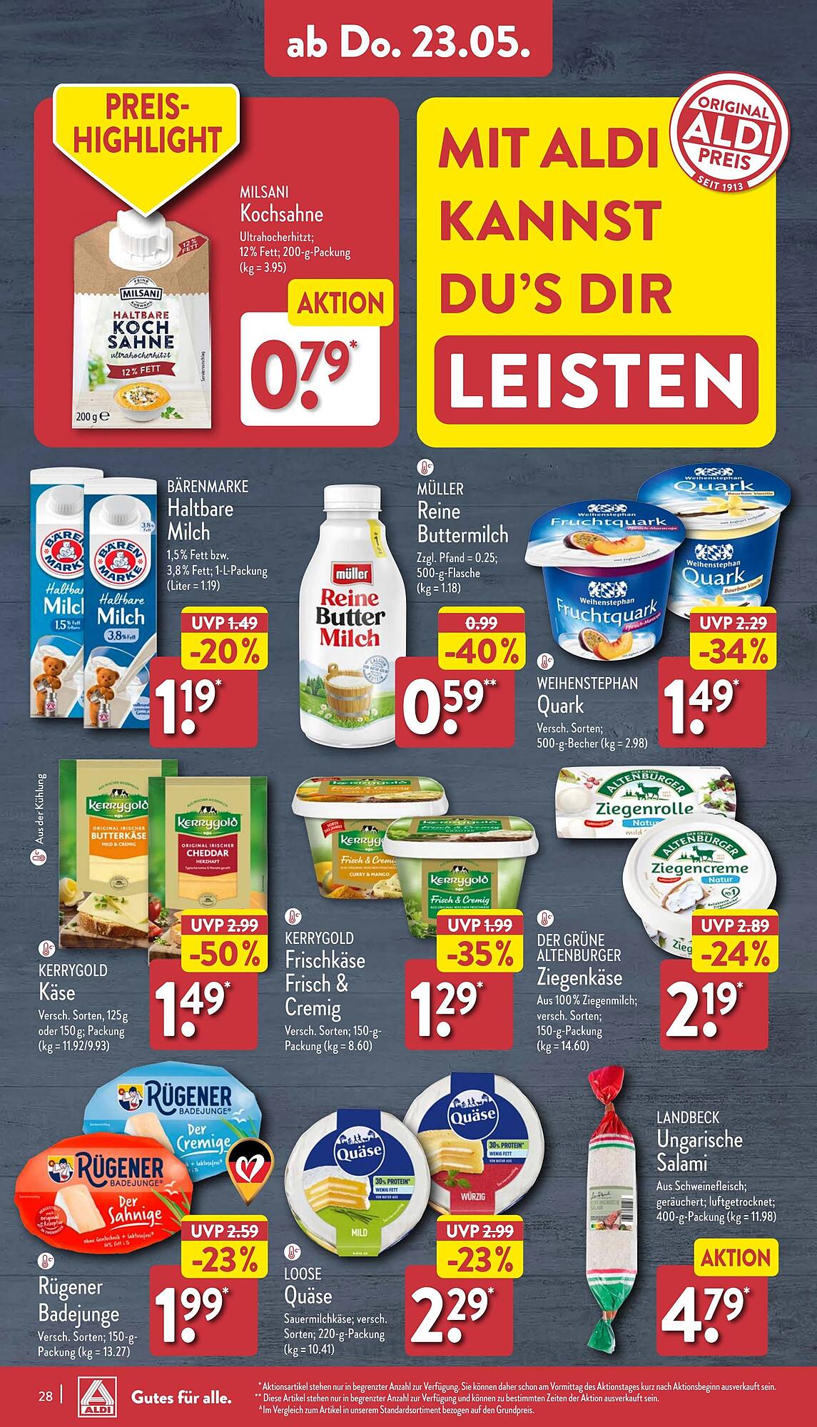 ALDI Nord Prospekt 21 – 25 Mai 2024 Seite 28