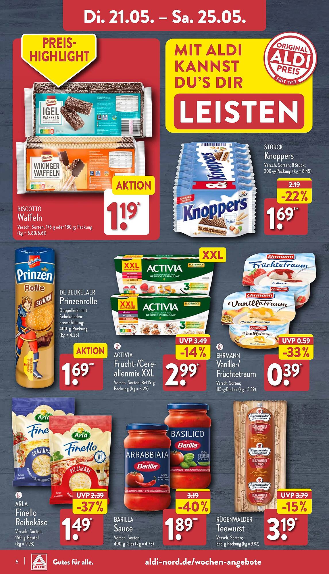 ALDI Nord Prospekt 21 – 25 Mai 2024 Seite 6