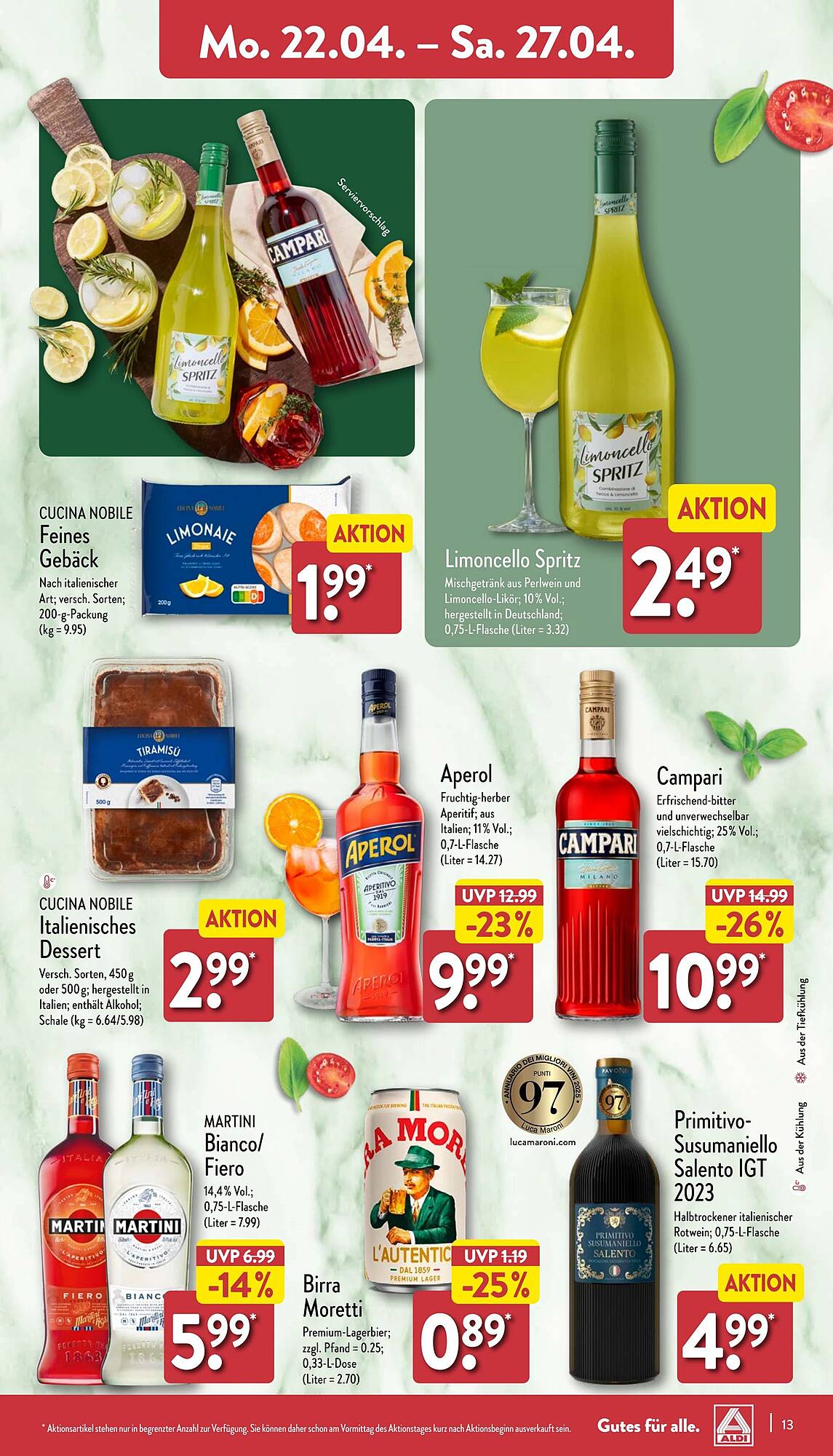 ALDI Nord Prospekt 22 – 27 April 2024 Seite 13