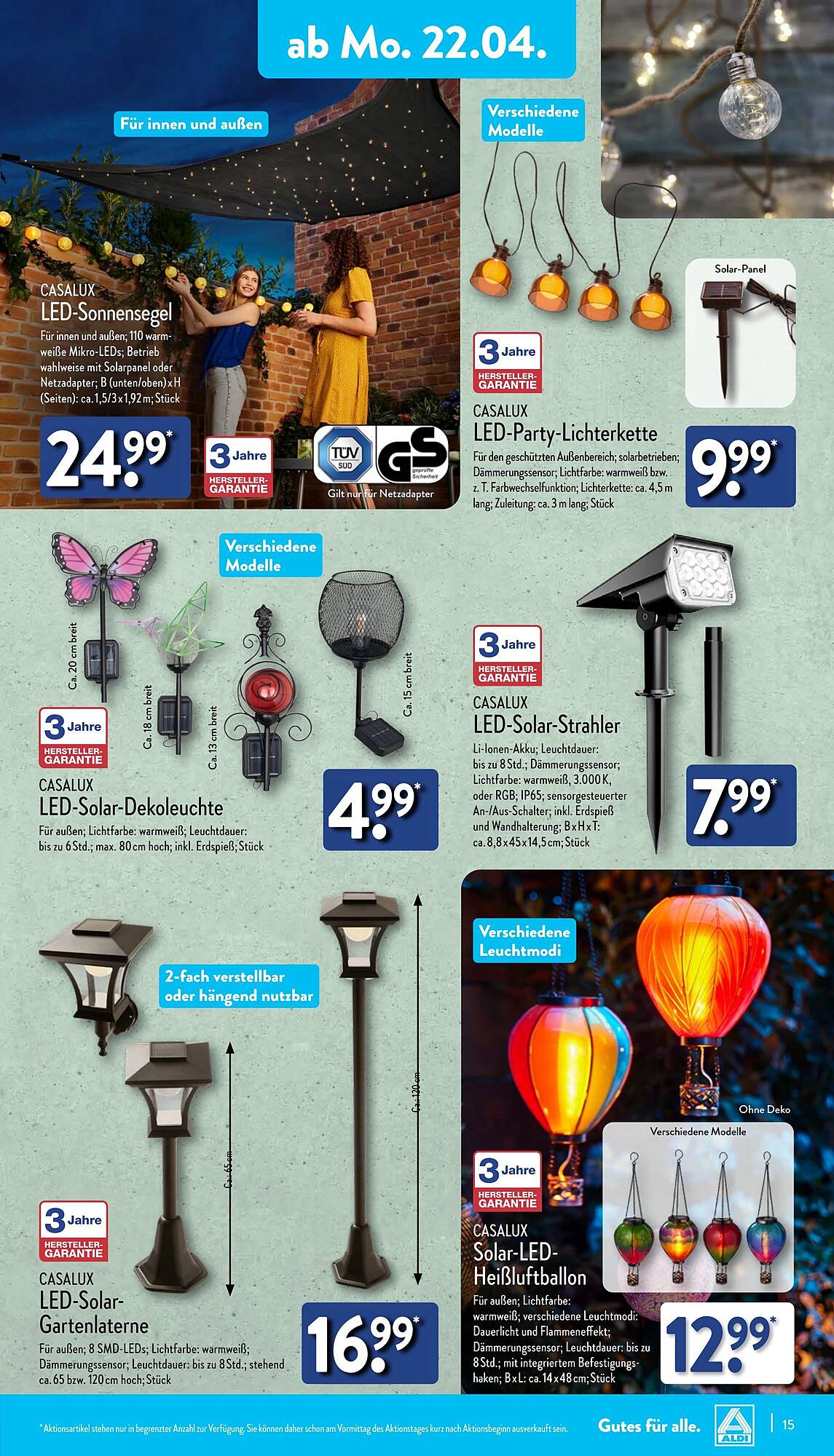 ALDI Nord Prospekt 22 – 27 April 2024 Seite 15