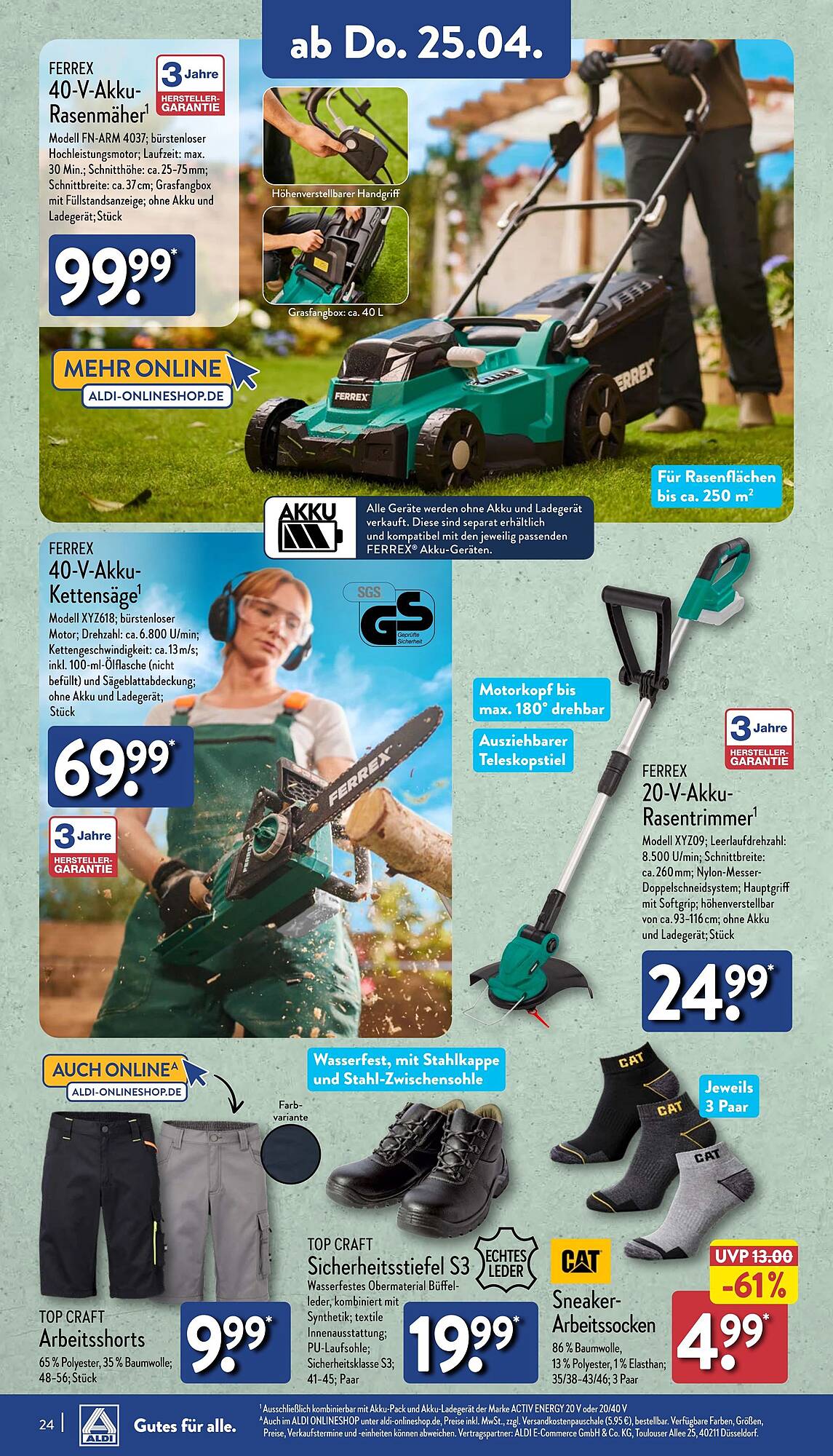 ALDI Nord Prospekt 22 – 27 April 2024 Seite 24