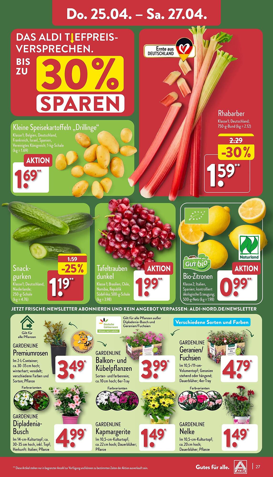 ALDI Nord Prospekt 22 – 27 April 2024 Seite 27