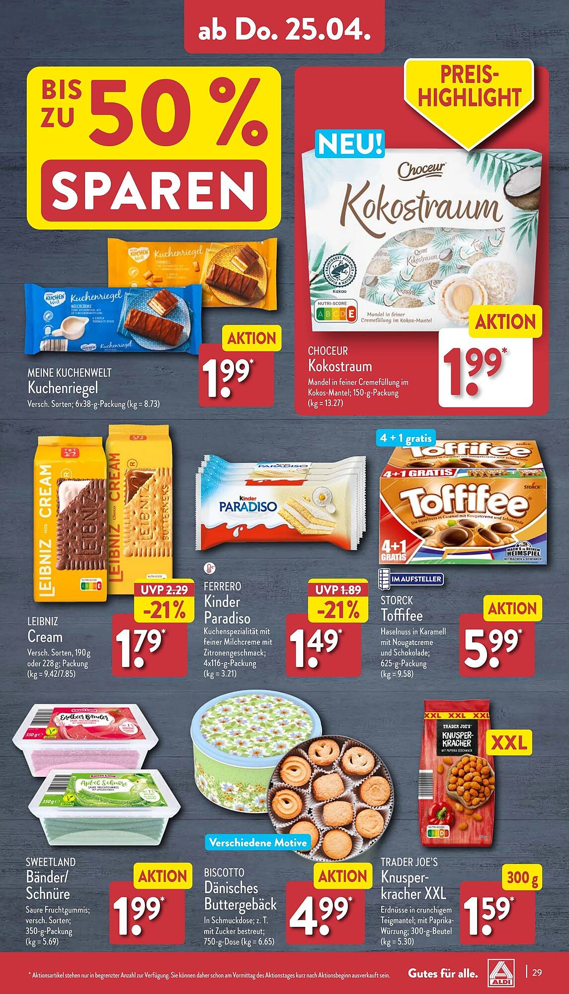 ALDI Nord Prospekt 22 – 27 April 2024 Seite 29
