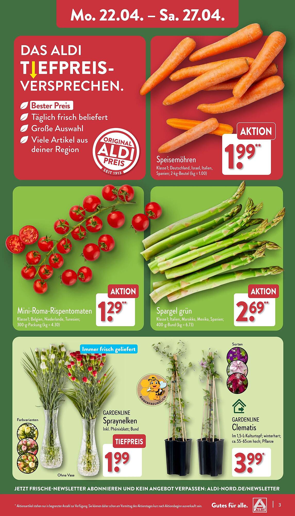 ALDI Nord Prospekt 22 – 27 April 2024 Seite 3
