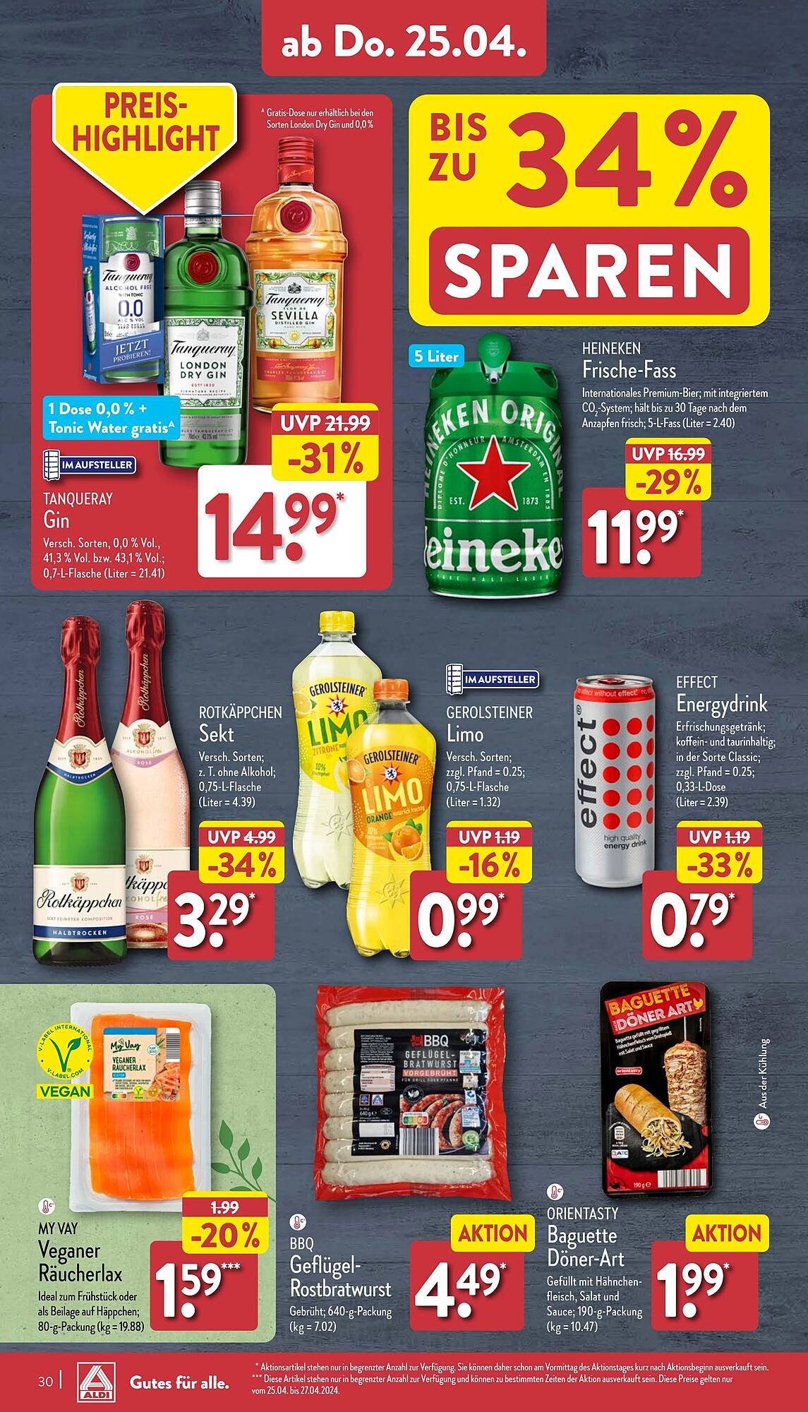 ALDI Nord Prospekt 22 – 27 April 2024 Seite 30