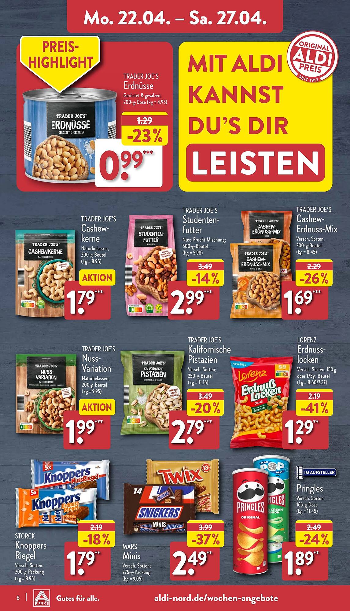 ALDI Nord Prospekt 22 – 27 April 2024 Seite 8