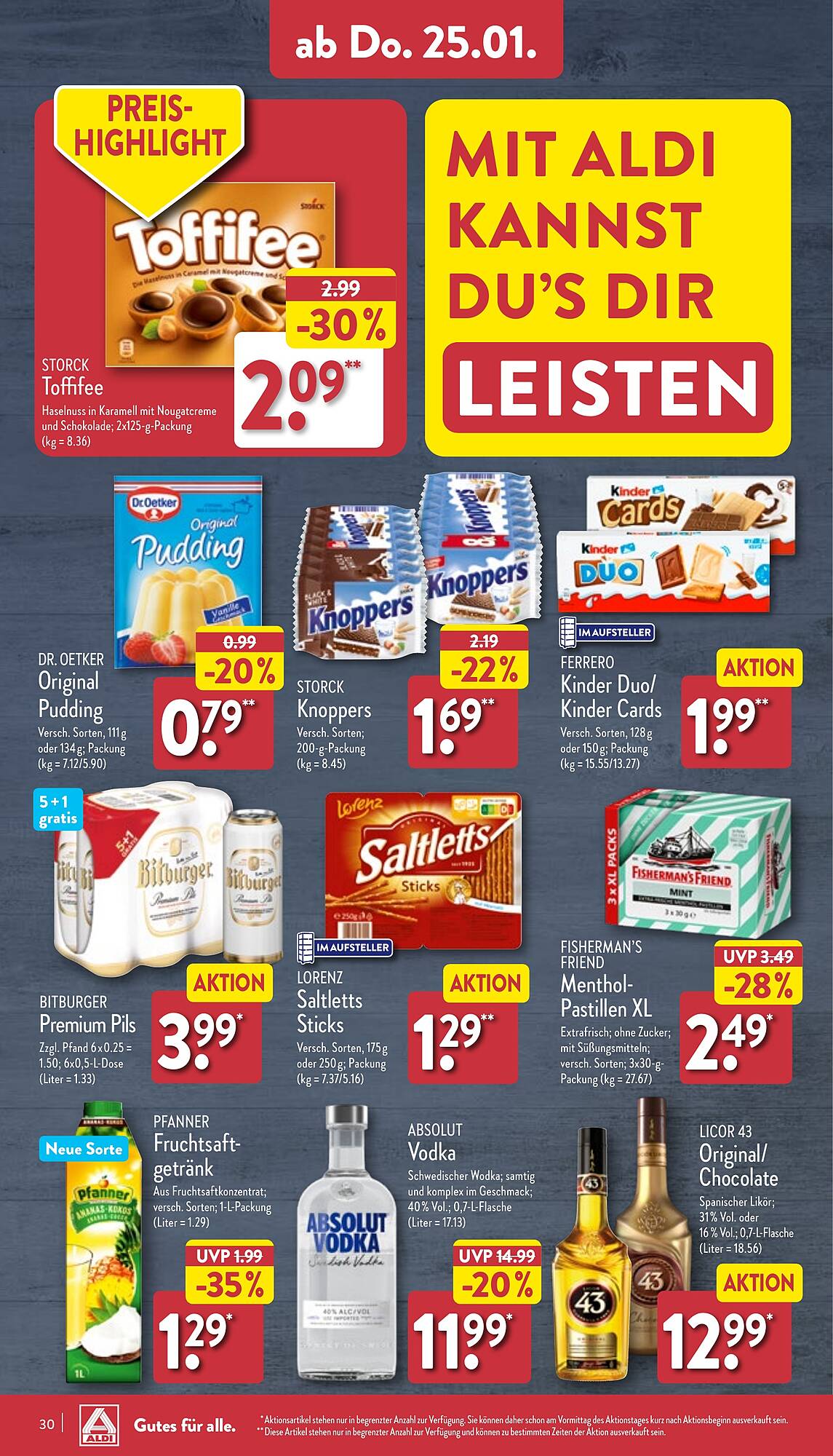 ALDI Nord Prospekt 22 – 27 Januar 2024 Seite 30