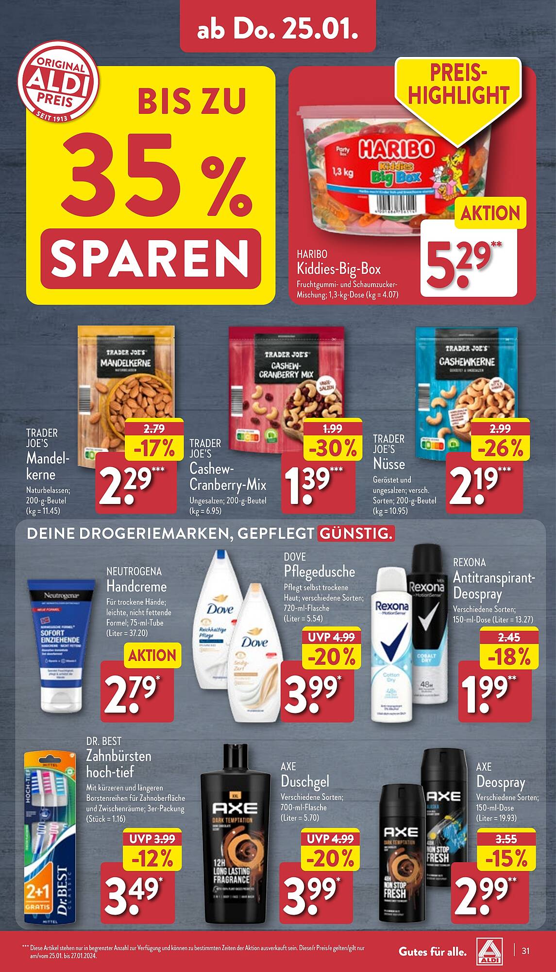 ALDI Nord Prospekt 22 – 27 Januar 2024 Seite 31