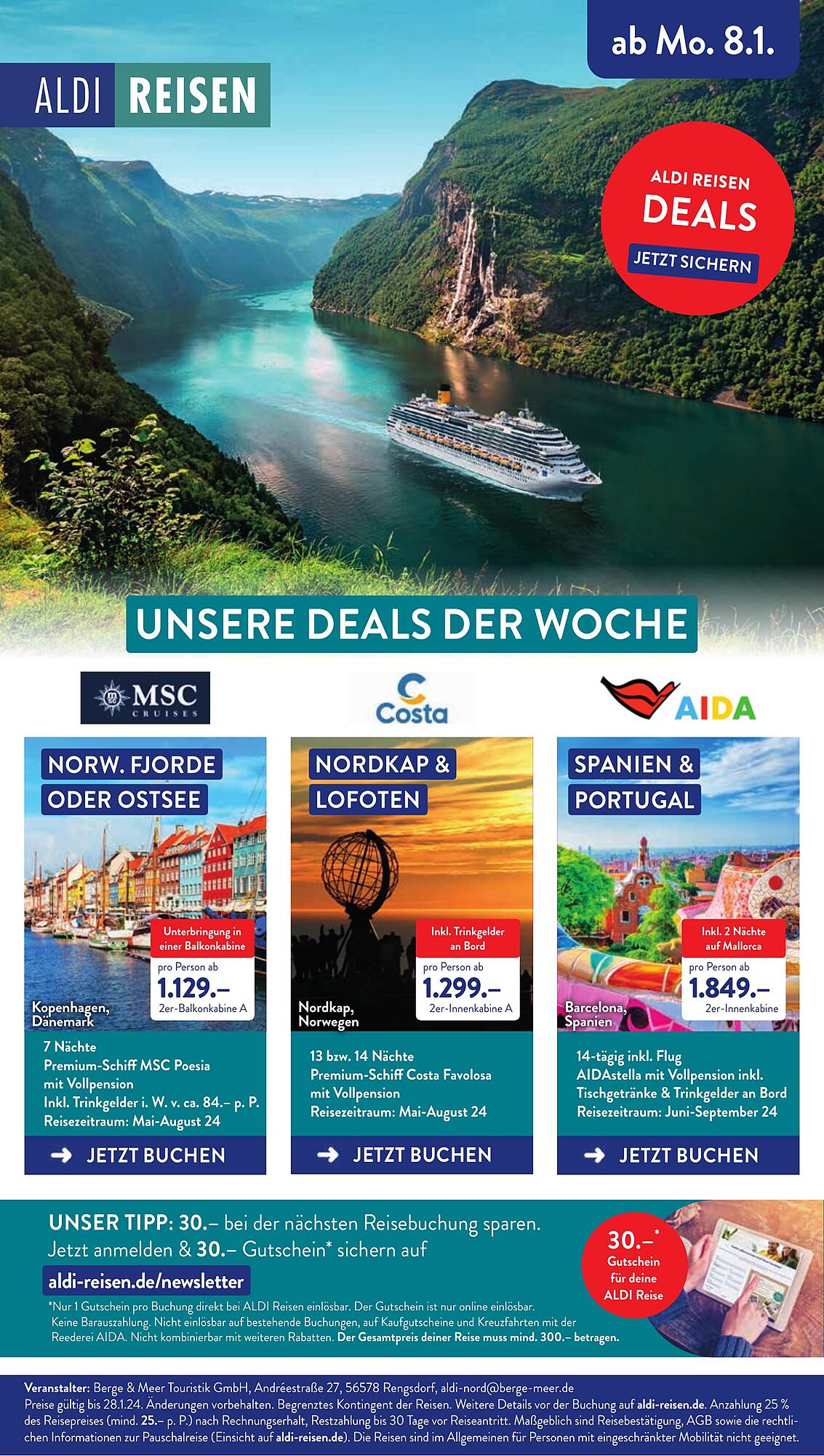 ALDI Nord Prospekt 22 – 27 Januar 2024 Seite 38