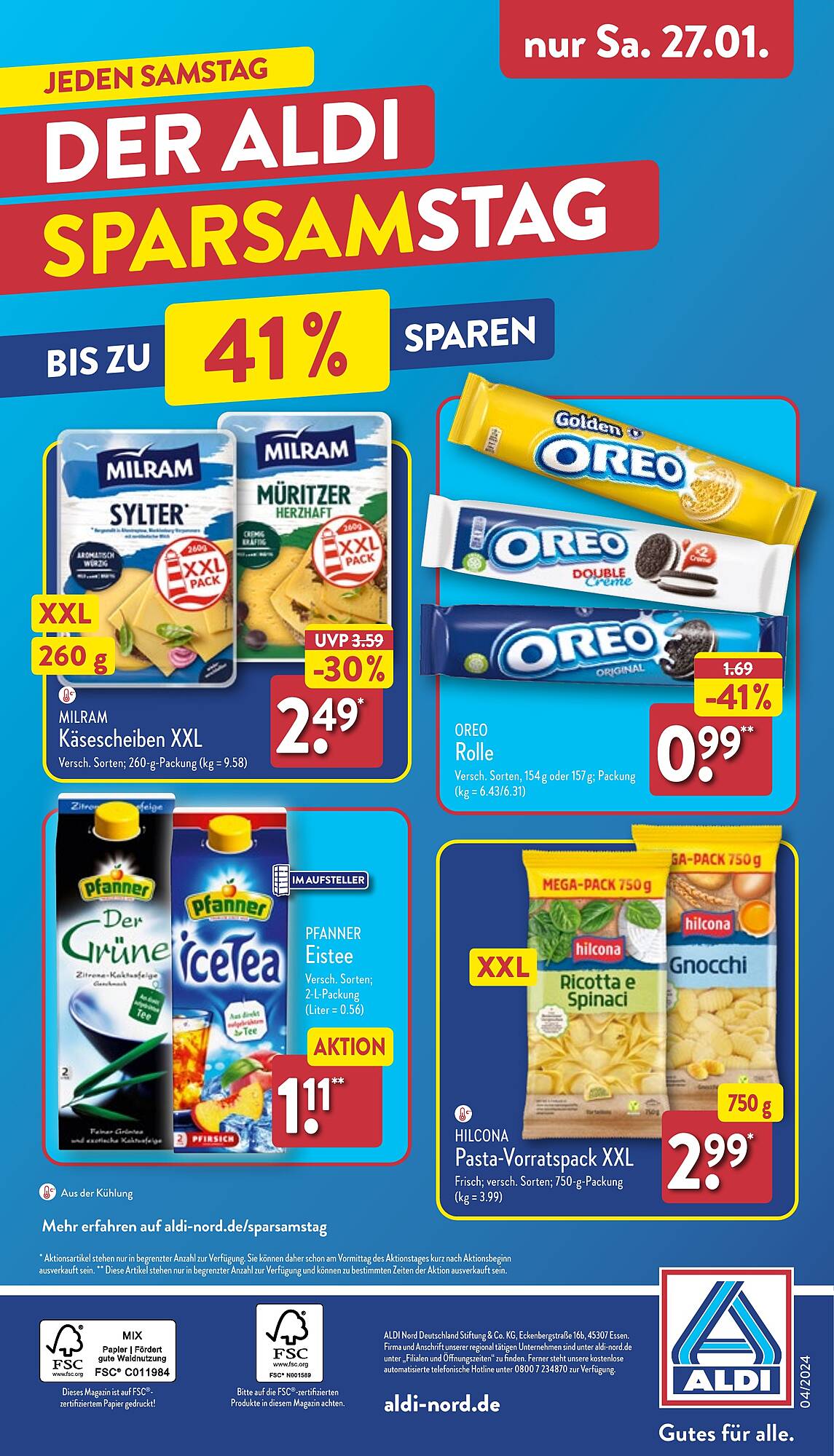 ALDI Nord Prospekt 22 – 27 Januar 2024 Seite 39