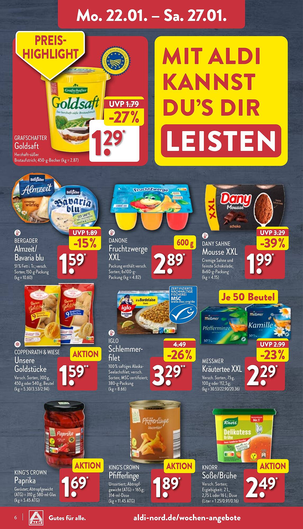 ALDI Nord Prospekt 22 – 27 Januar 2024 Seite 6