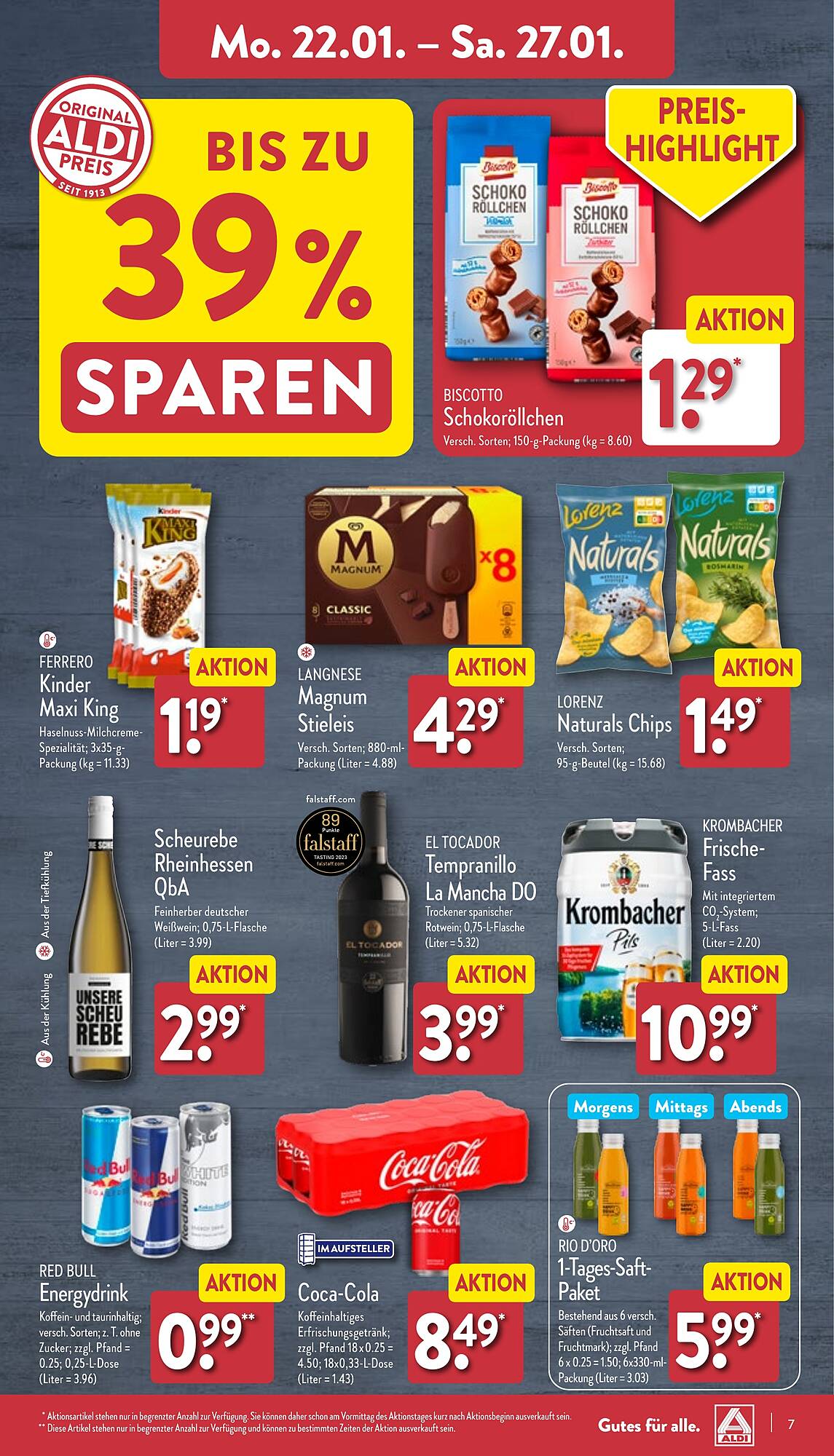 ALDI Nord Prospekt 22 – 27 Januar 2024 Seite 7