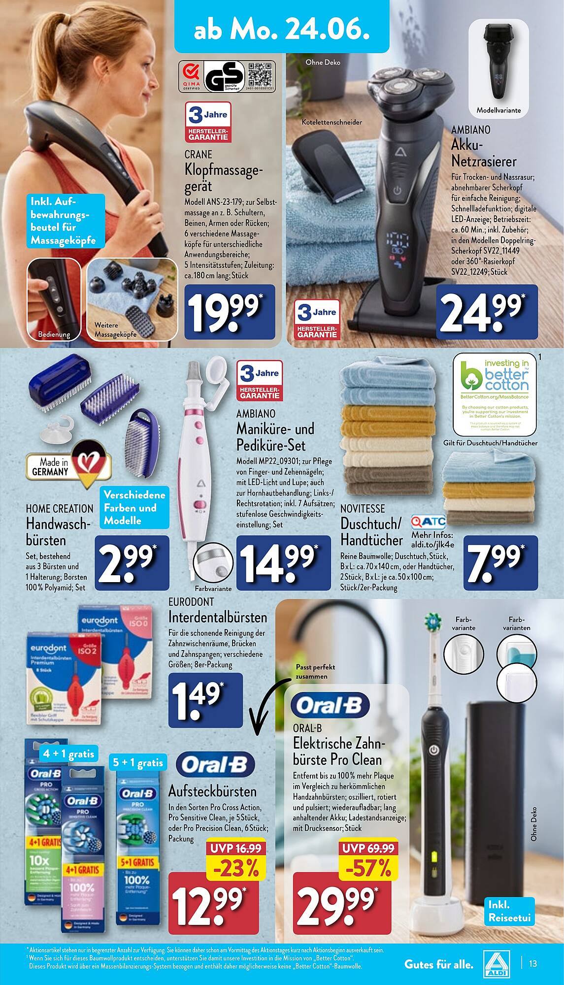 ALDI Nord Prospekt 24 – 29 Juni 2024 Seite 13