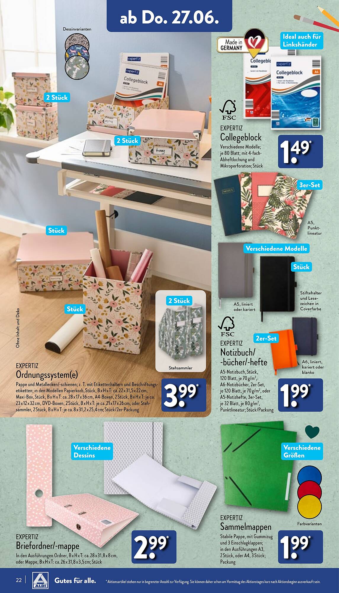 ALDI Nord Prospekt 24 – 29 Juni 2024 Seite 22