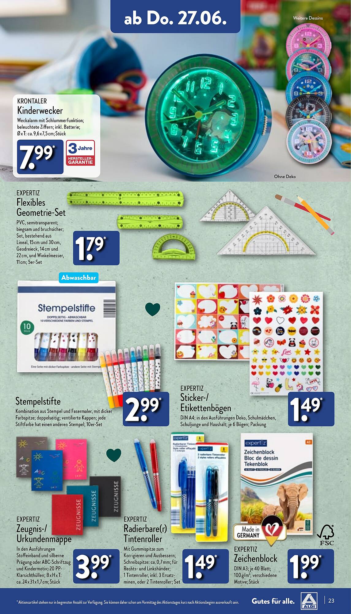 ALDI Nord Prospekt 24 – 29 Juni 2024 Seite 23