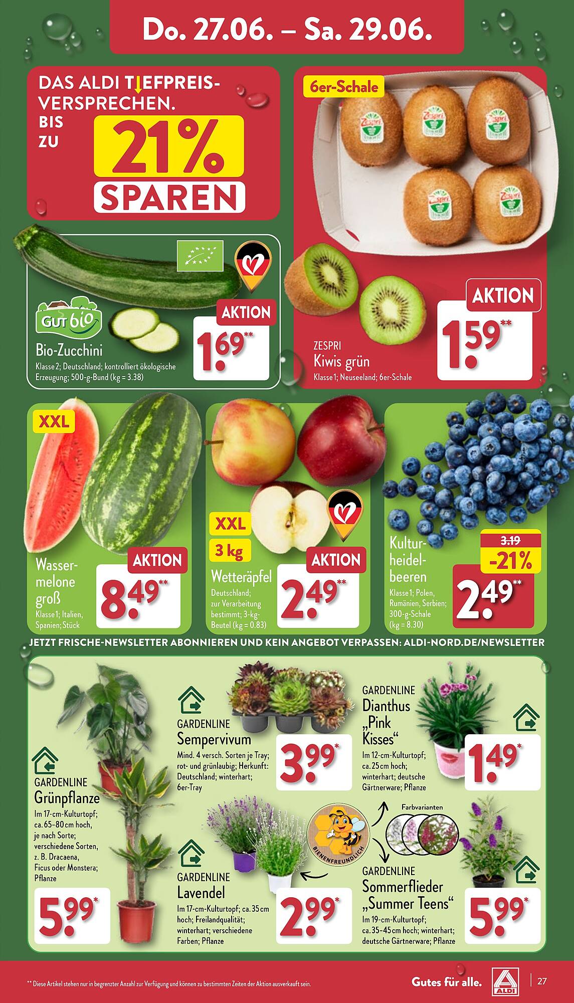 ALDI Nord Prospekt 24 – 29 Juni 2024 Seite 27