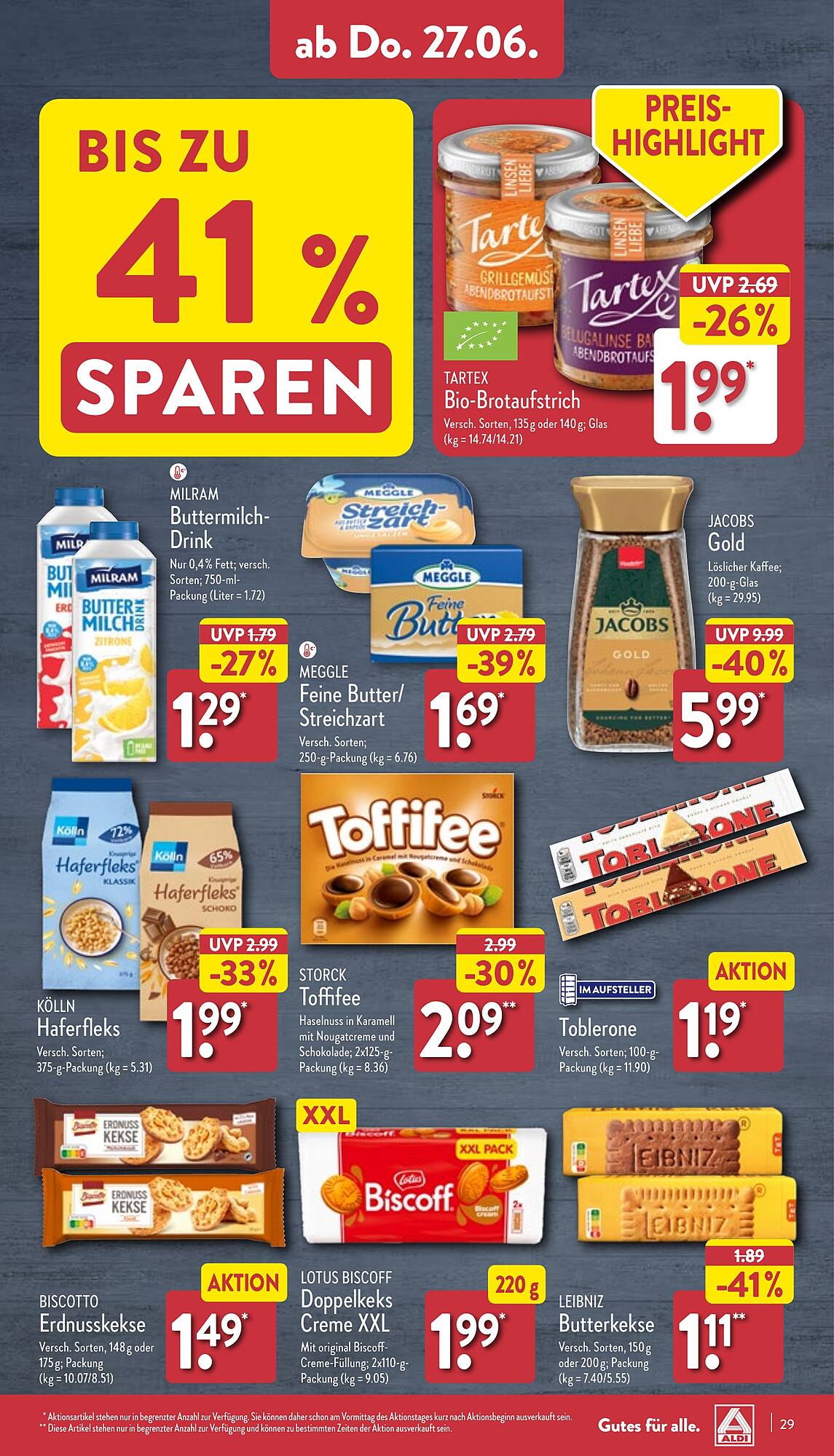ALDI Nord Prospekt 24 – 29 Juni 2024 Seite 29