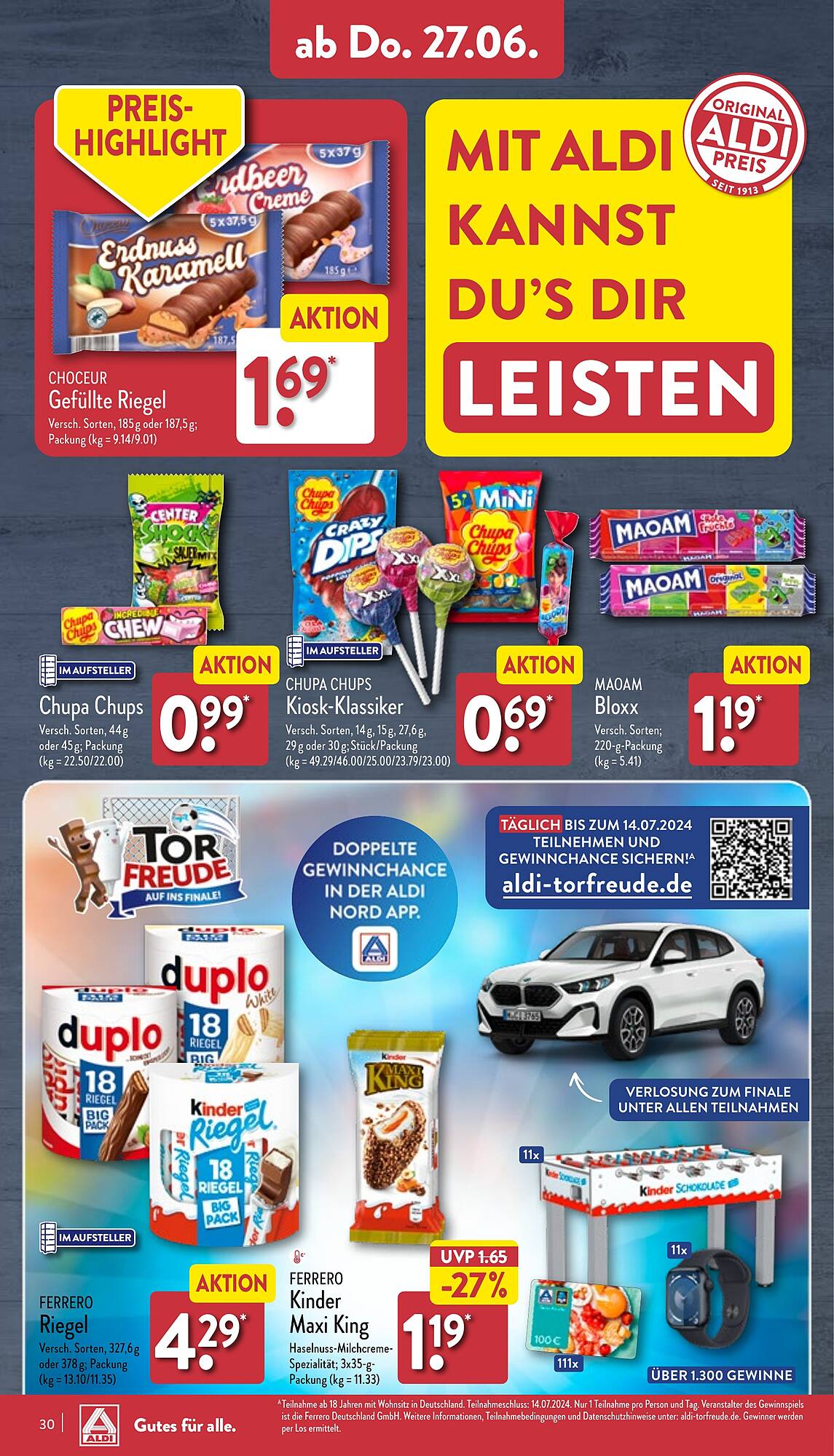 ALDI Nord Prospekt 24 – 29 Juni 2024 Seite 30