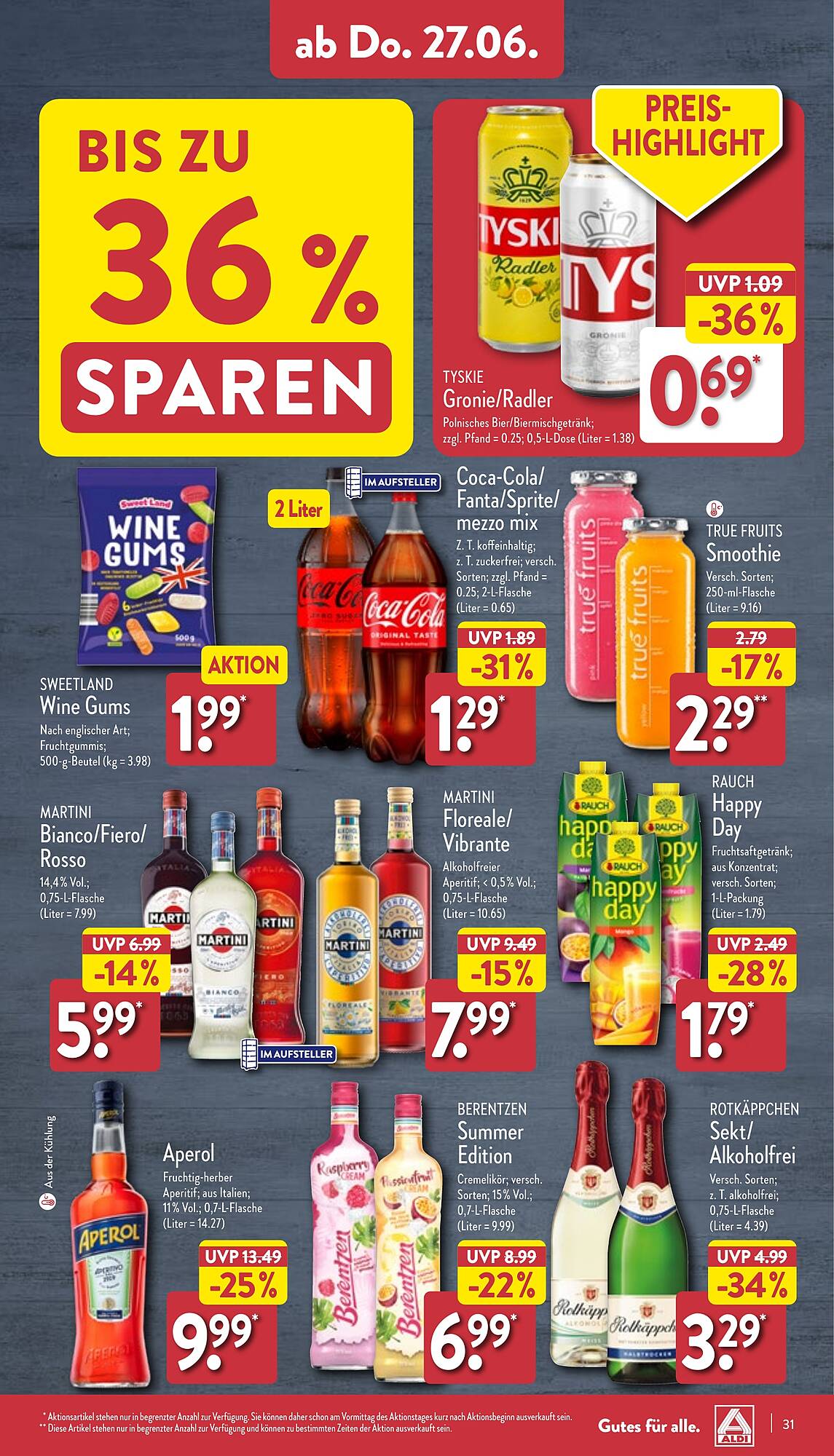 ALDI Nord Prospekt 24 – 29 Juni 2024 Seite 31