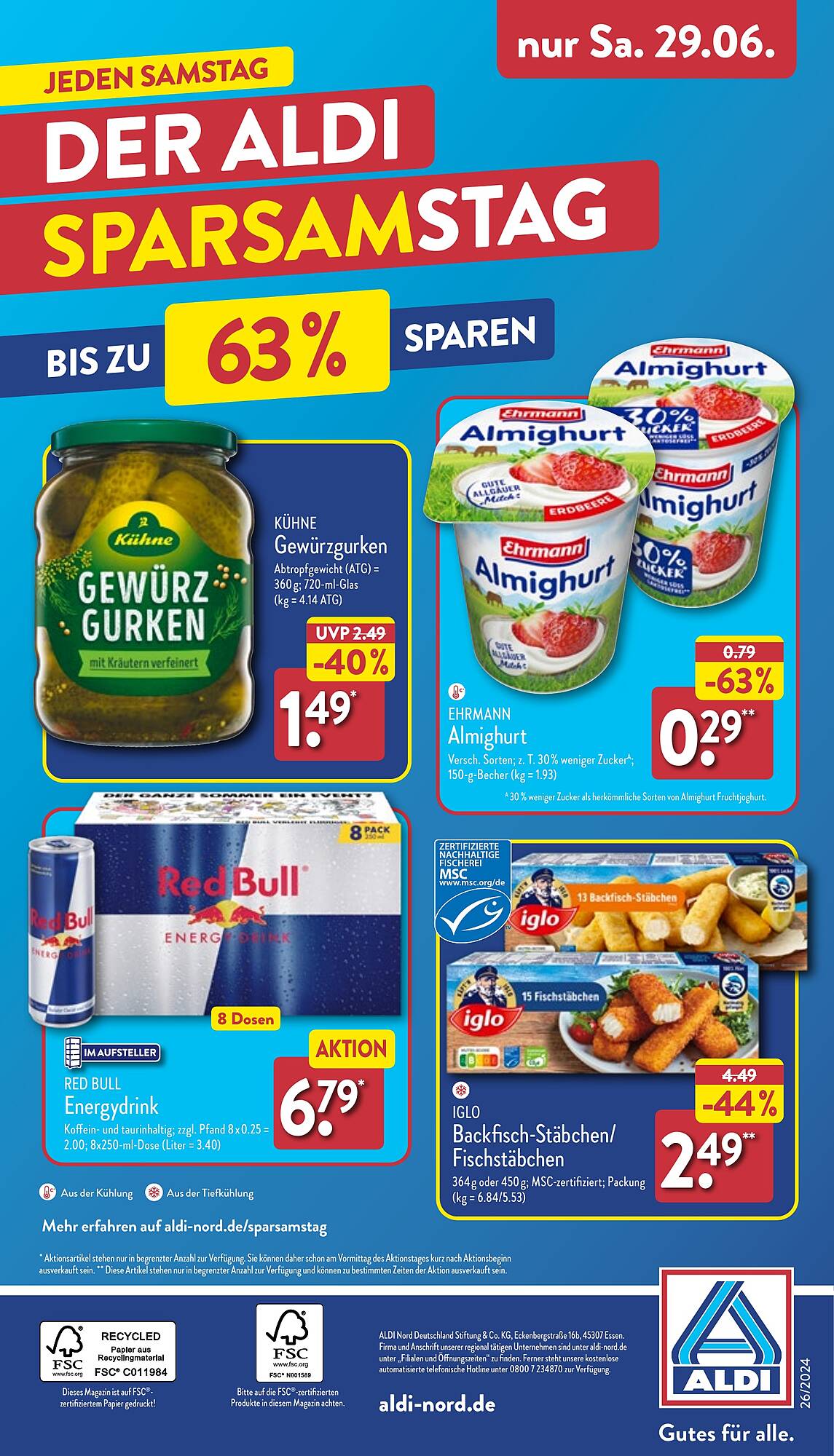 ALDI Nord Prospekt 24 – 29 Juni 2024 Seite 42