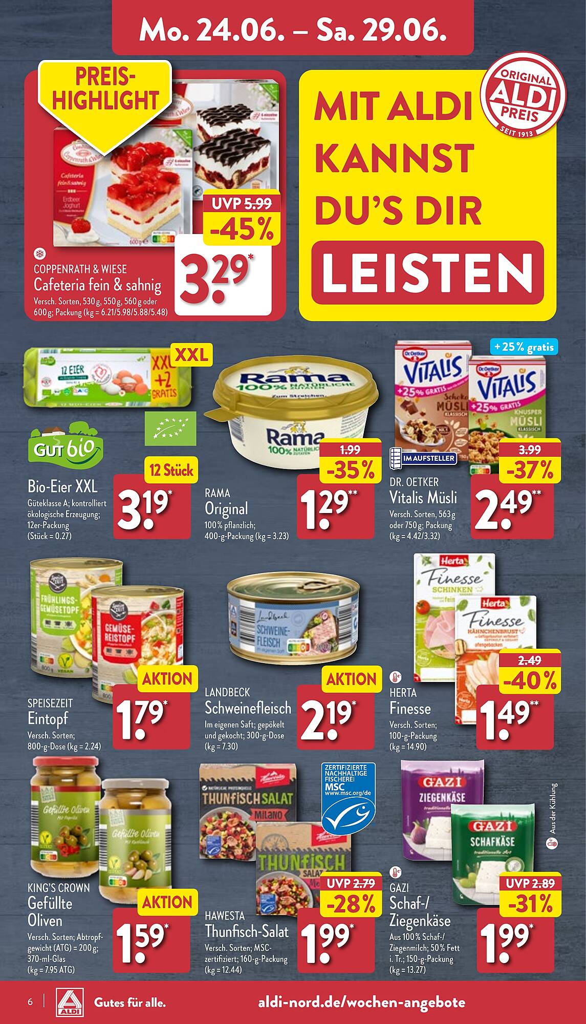 ALDI Nord Prospekt 24 – 29 Juni 2024 Seite 6