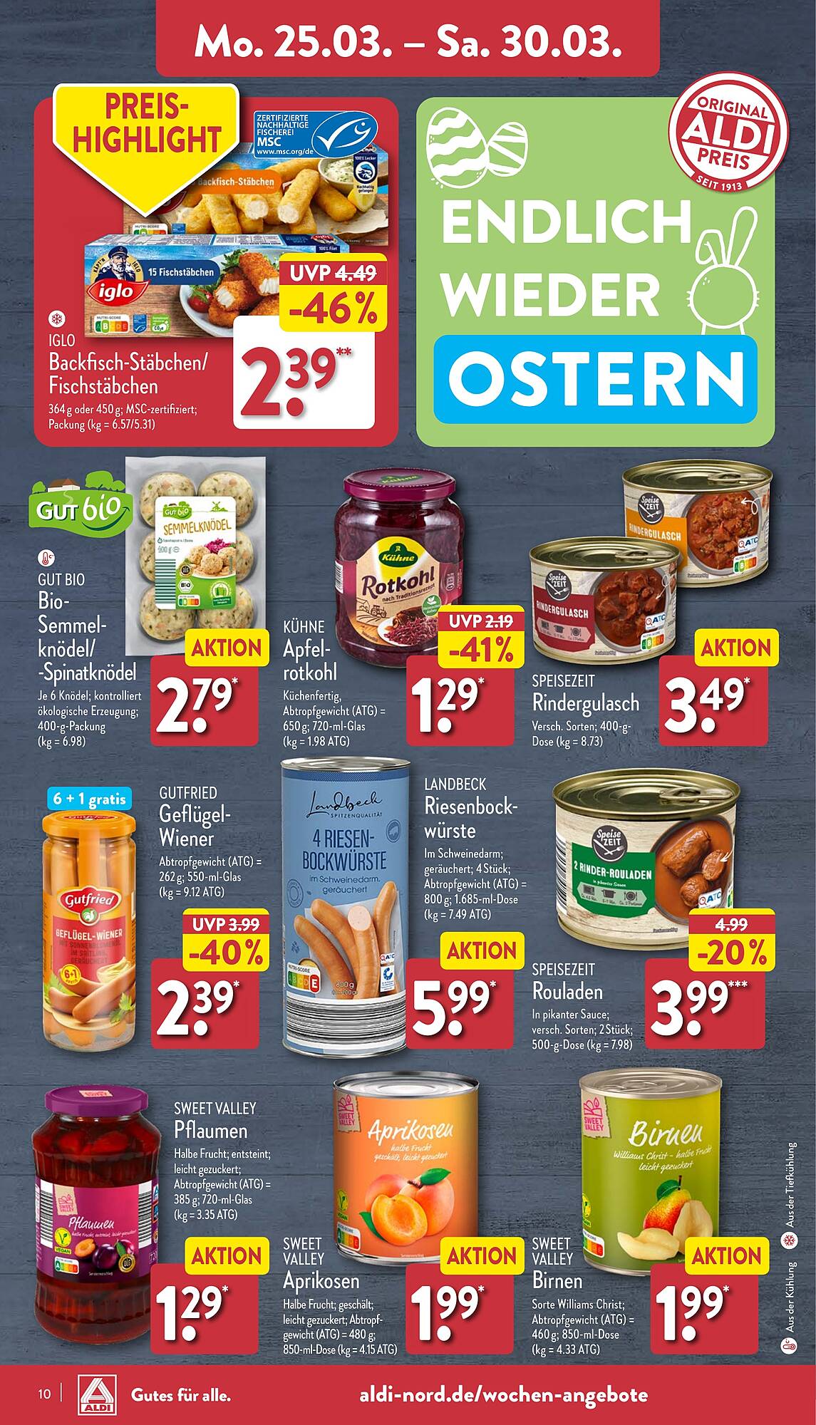 ALDI Nord Prospekt 25 – 30 Marsch 2024 Seite 10