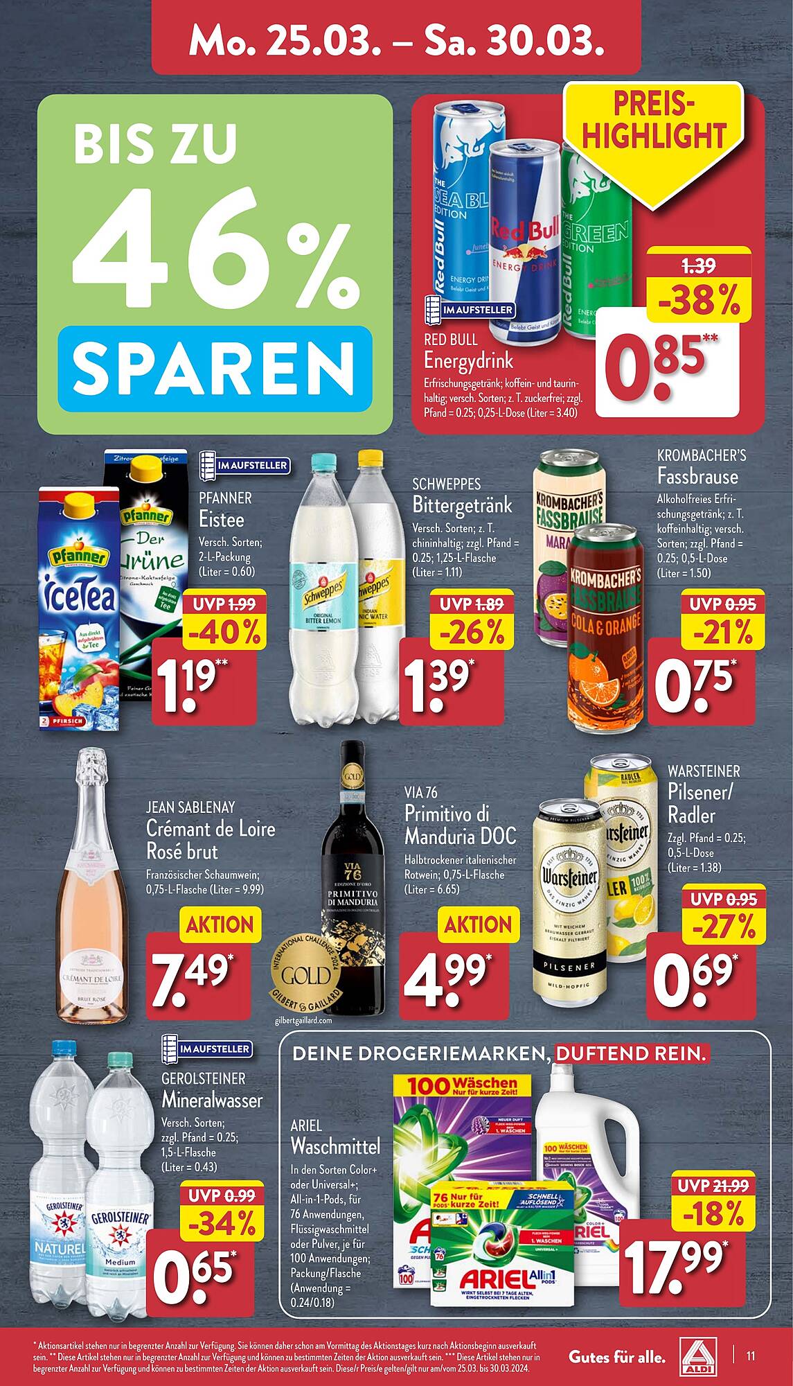ALDI Nord Prospekt 25 – 30 Marsch 2024 Seite 11