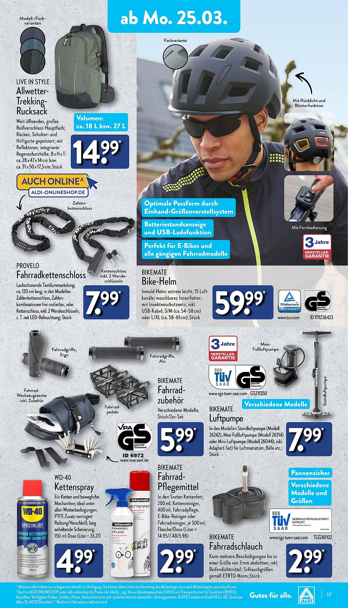 ALDI Nord Prospekt 25 – 30 Marsch 2024 Seite 17