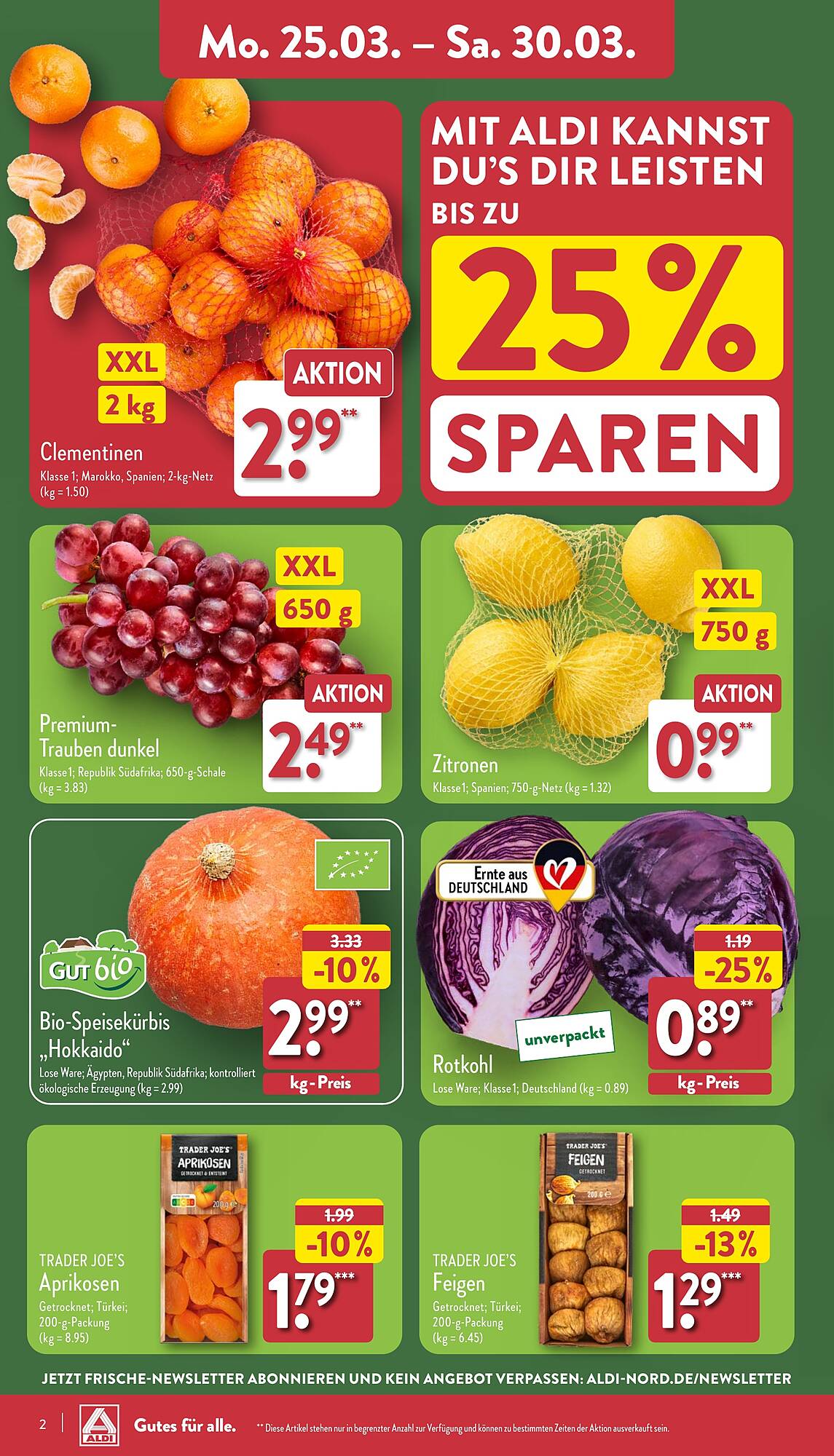ALDI Nord Prospekt 25 – 30 Marsch 2024 Seite 2