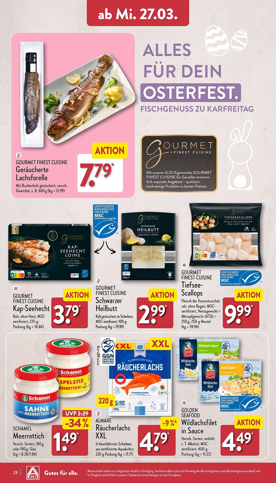 ALDI Nord Prospekt 25 – 30 Marsch 2024 Seite 28