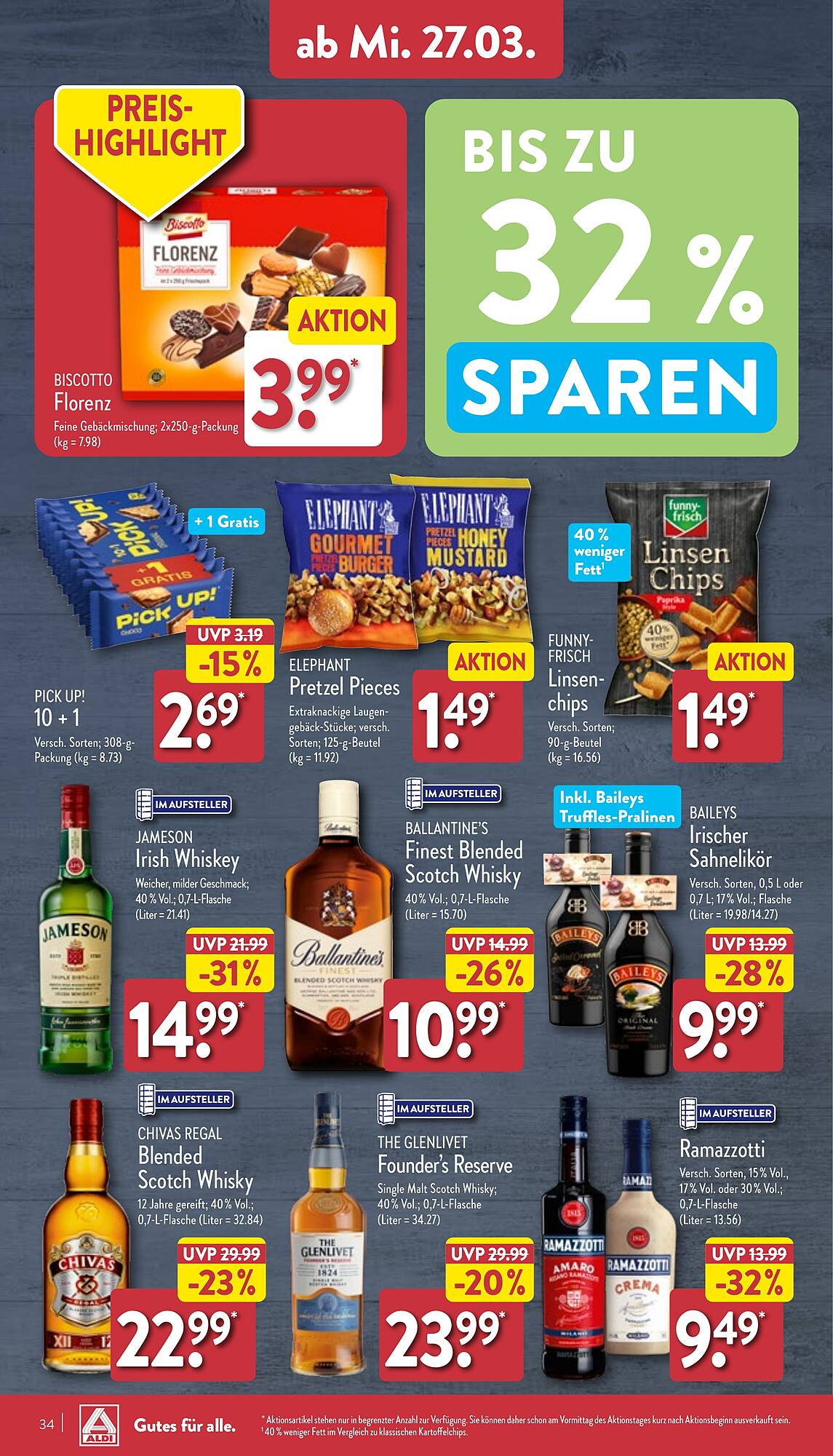 ALDI Nord Prospekt 25 – 30 Marsch 2024 Seite 34