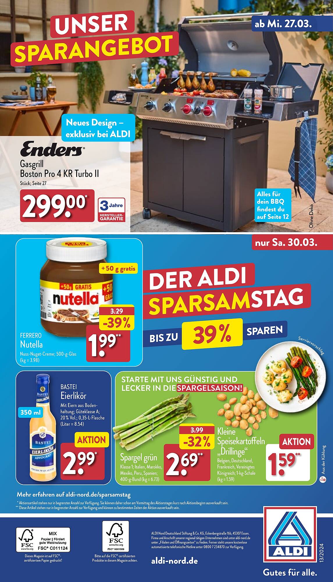 ALDI Nord Prospekt 25 – 30 Marsch 2024 Seite 48