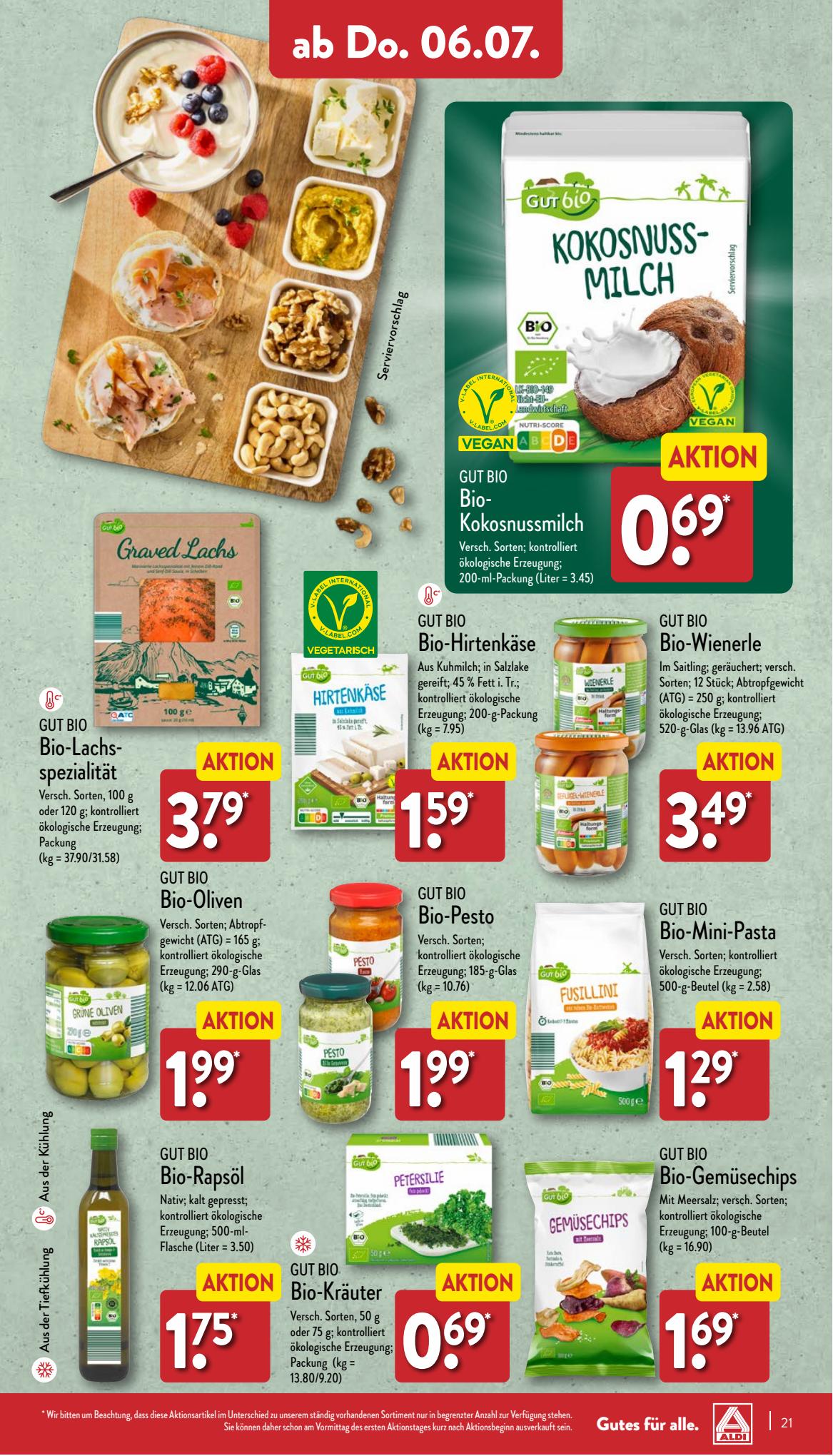 ALDI Nord Prospekt 26 Juni – 8 Juli 2023 Seite 21