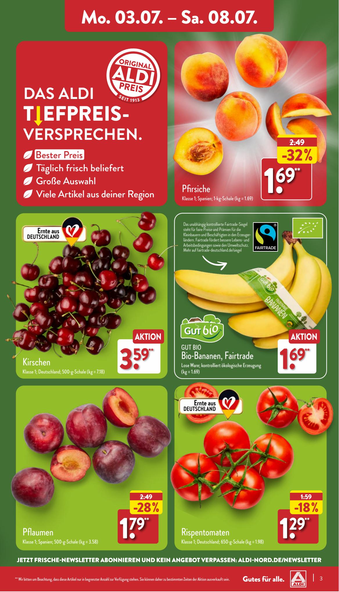 ALDI Nord Prospekt 26 Juni – 8 Juli 2023 Seite 3