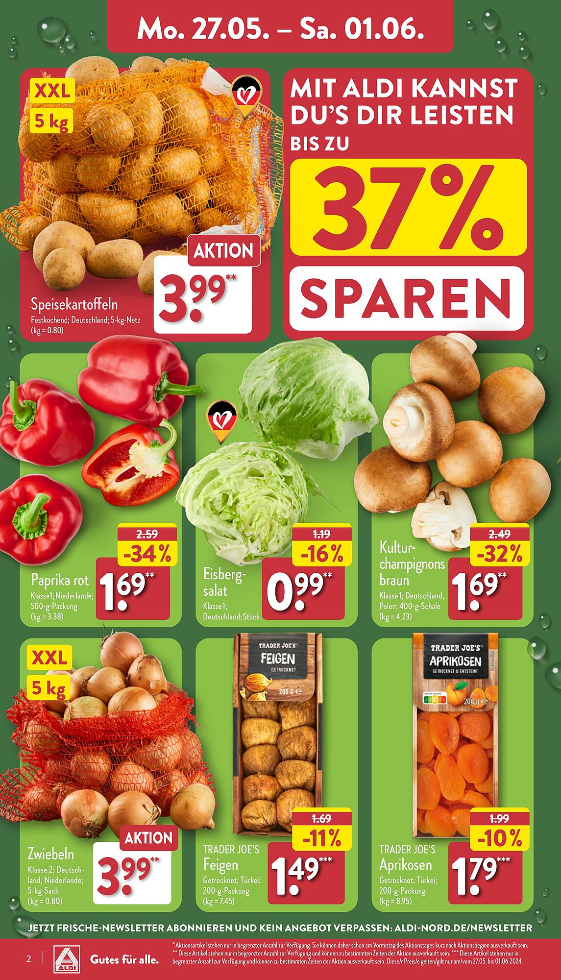 ALDI Nord Prospekt 27 Mai – 1 Juni 2024 Seite 2