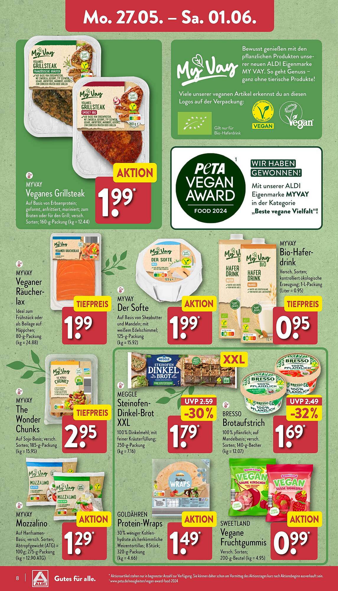 ALDI Nord Prospekt 27 Mai – 1 Juni 2024 Seite 8