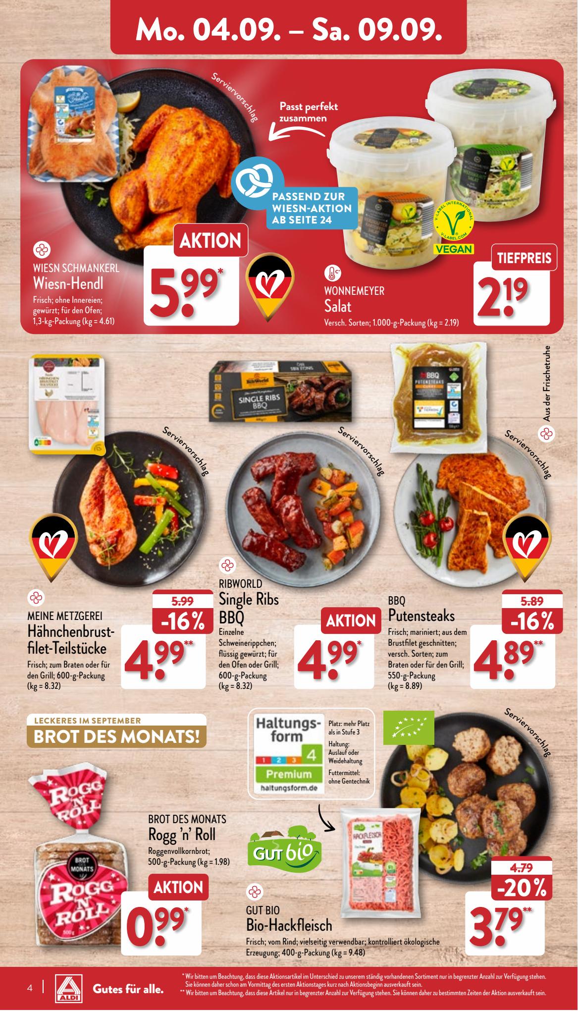 ALDI Nord Prospekt 28 – 31 August 2023 Seite 4
